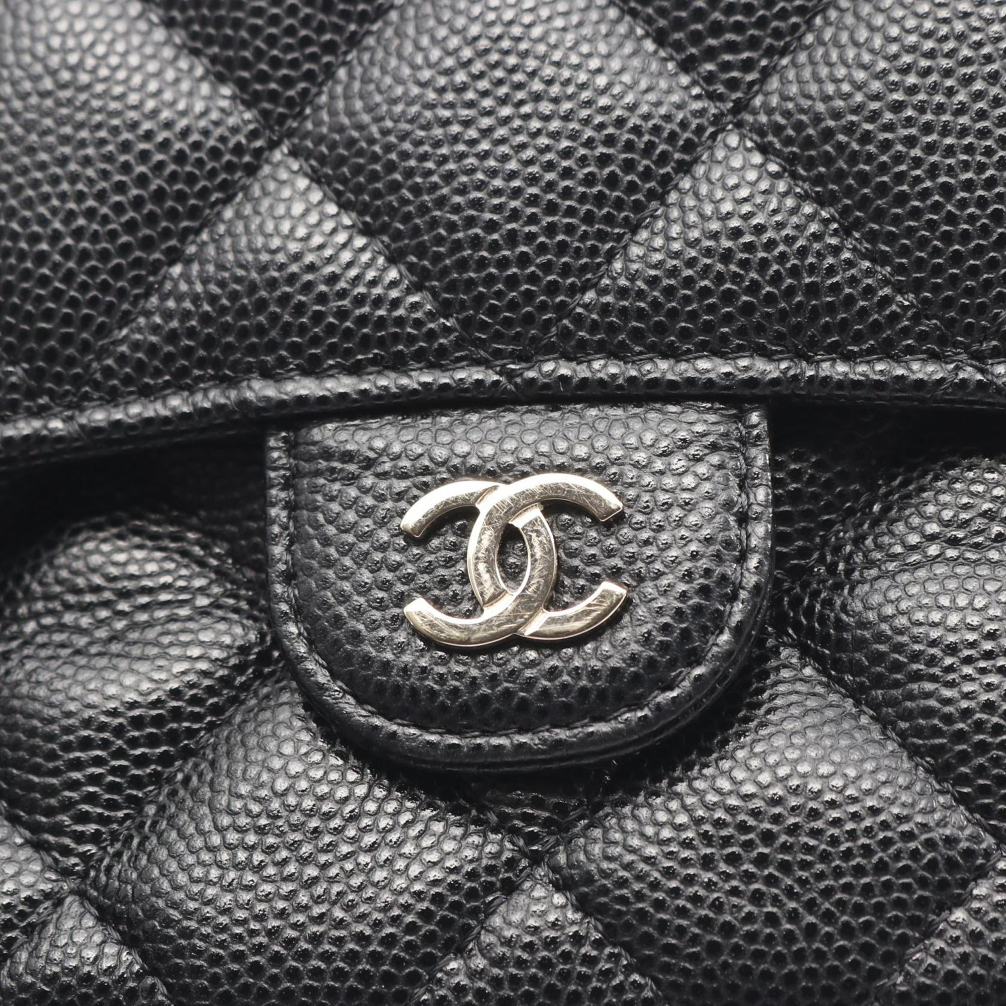 Chanel CC Quilted Caviar Flap Phone Holder Wallet on Chain - image 8