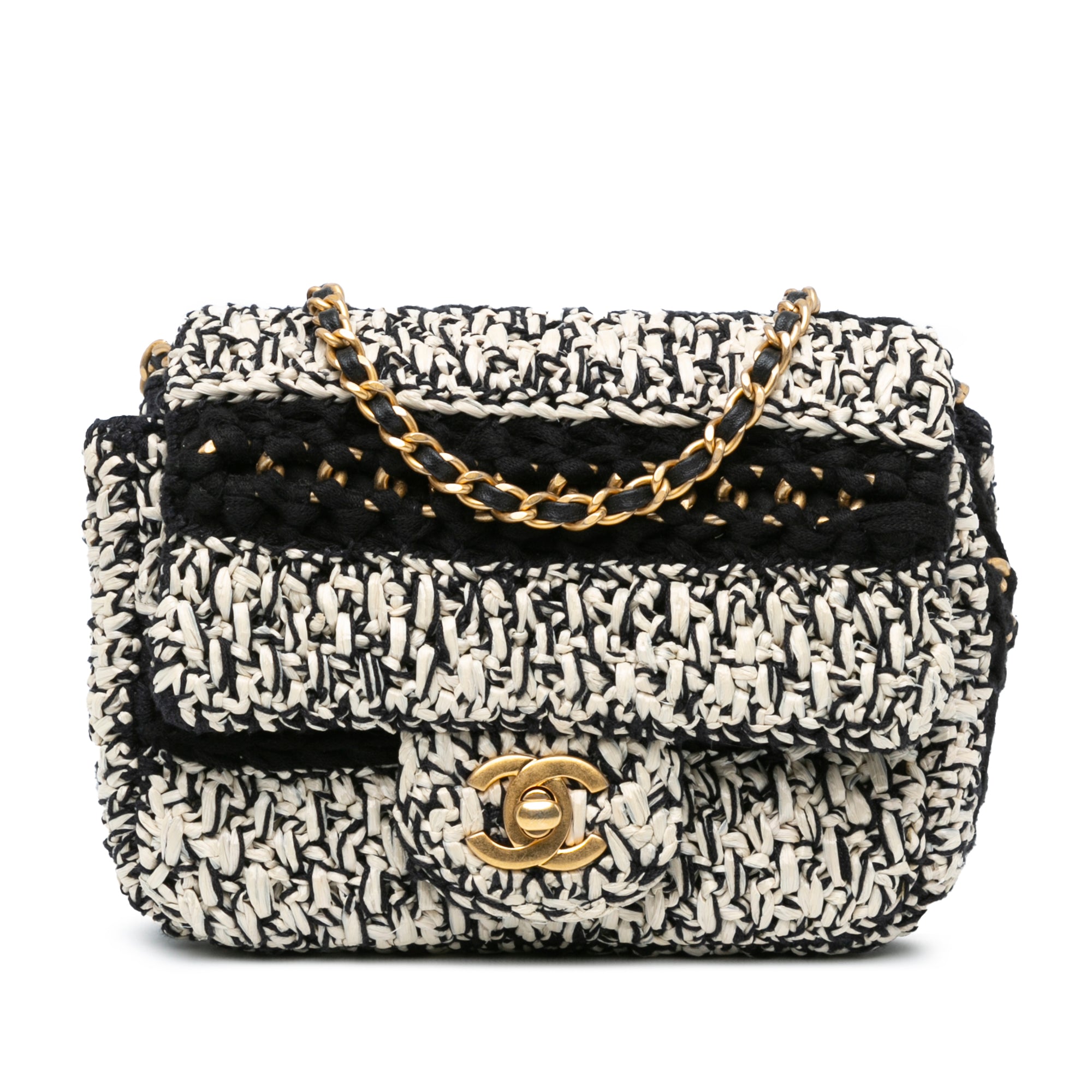 Chanel Raffia Braided with Love Flap - image 1