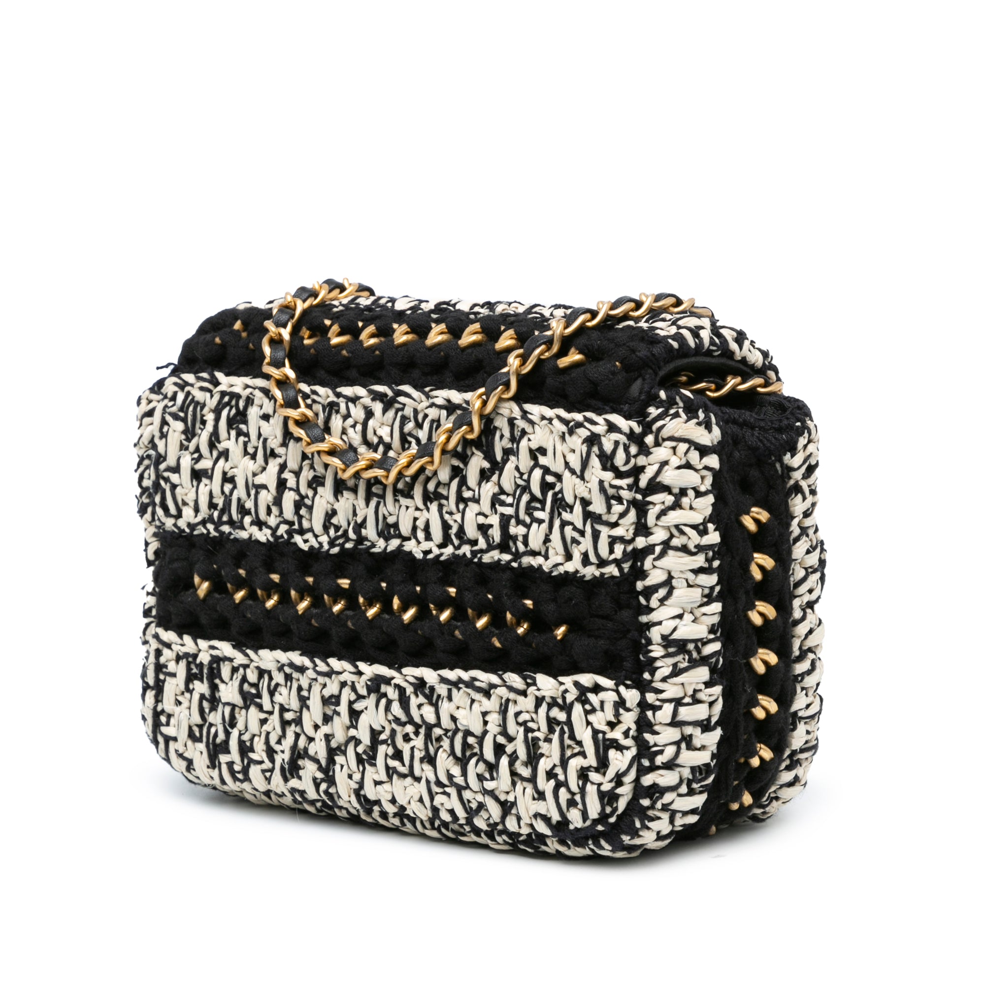 Chanel Raffia Braided with Love Flap - image 2