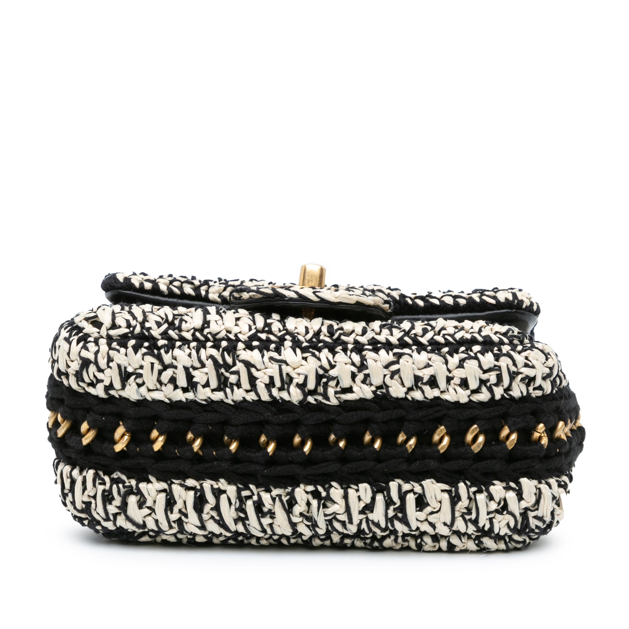 Chanel Raffia Braided with Love Flap - image 3