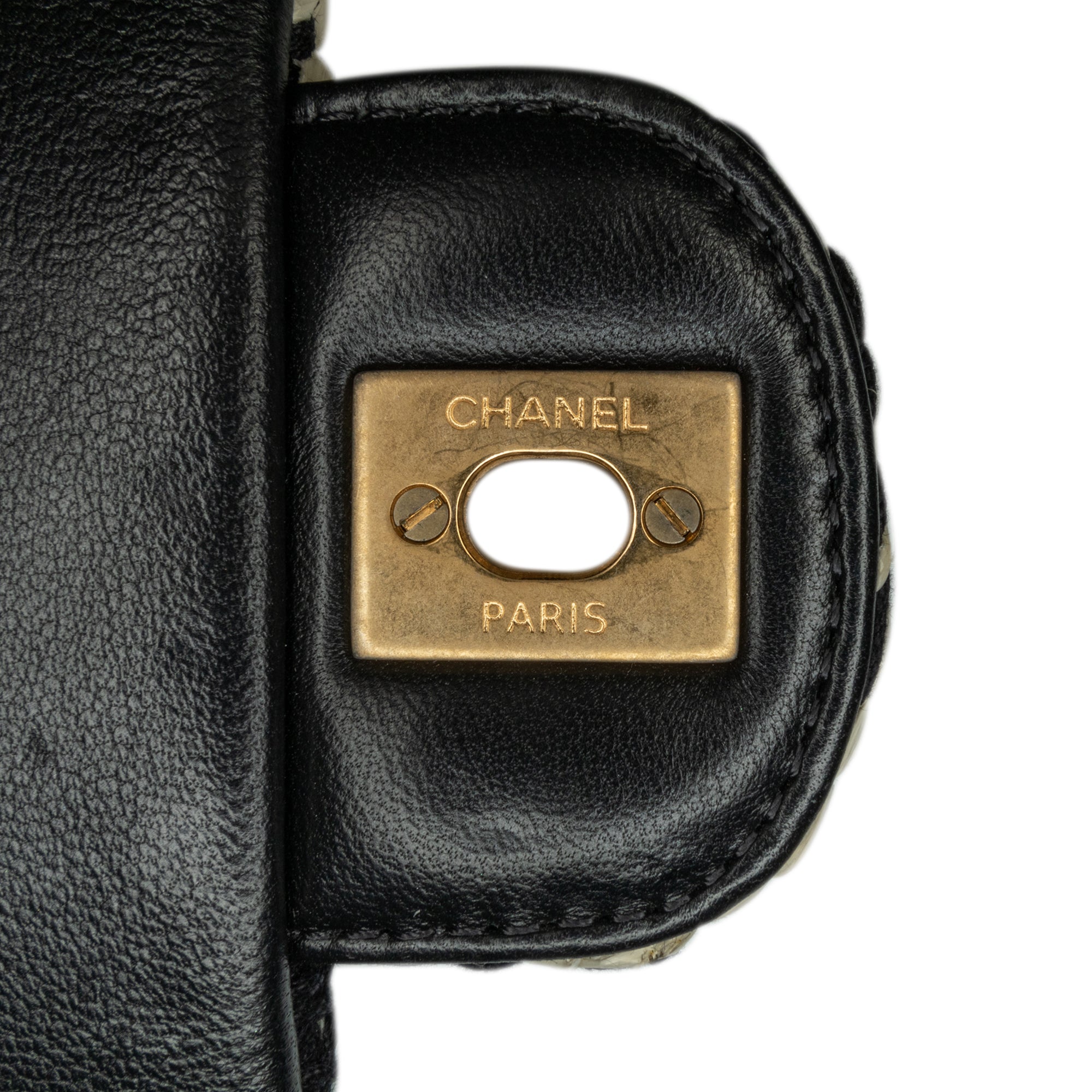 Chanel Raffia Braided with Love Flap - image 6