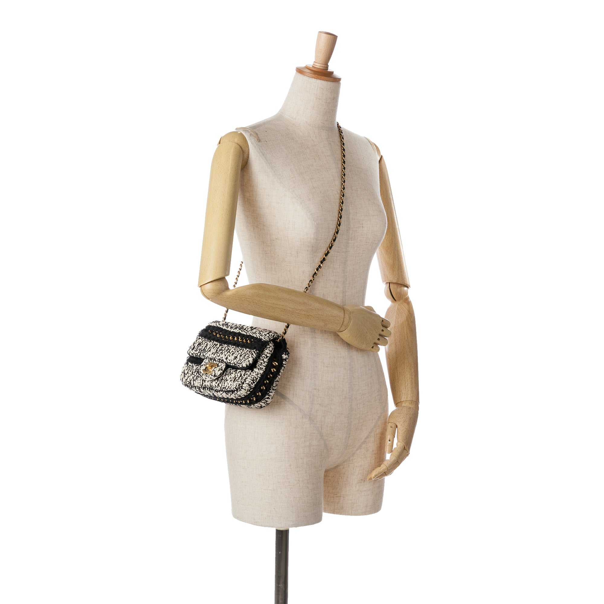 Chanel Raffia Braided with Love Flap - image 7