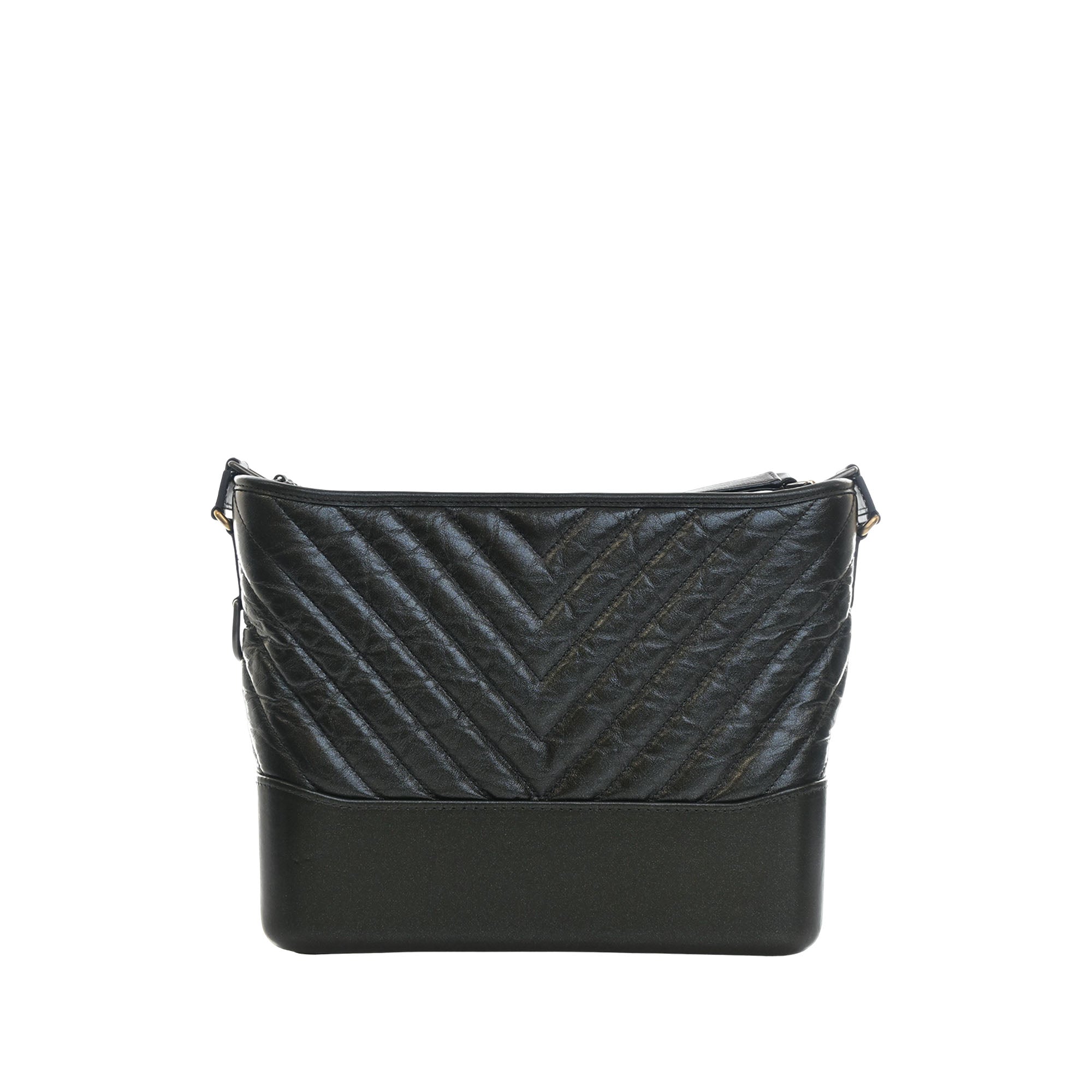 Chanel Medium Chevron Iridescent Aged Calfskin Gabrielle Crossbody - image 2