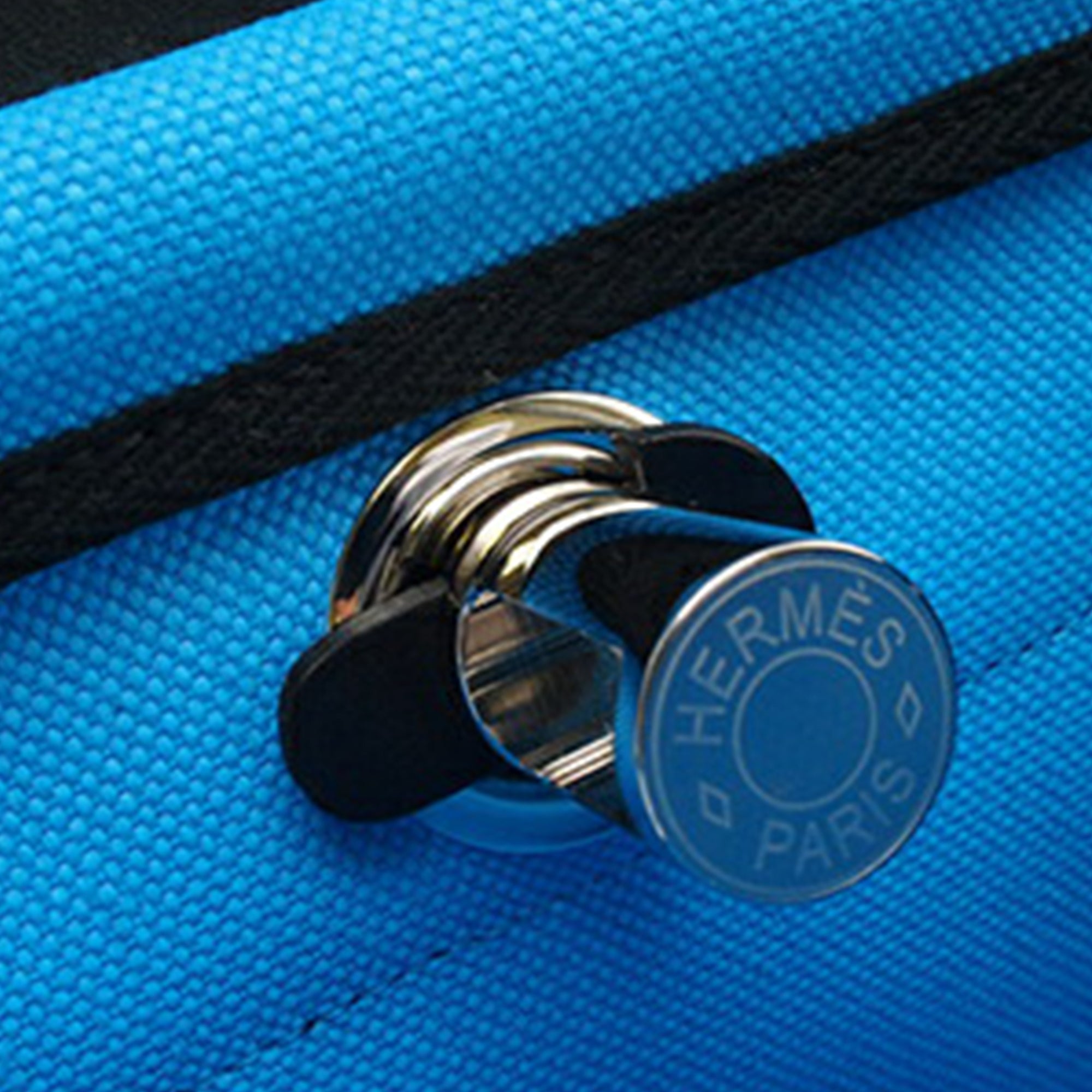 Hermès Military Toile and Vache Hunter Herbag Zip 20 - image 9