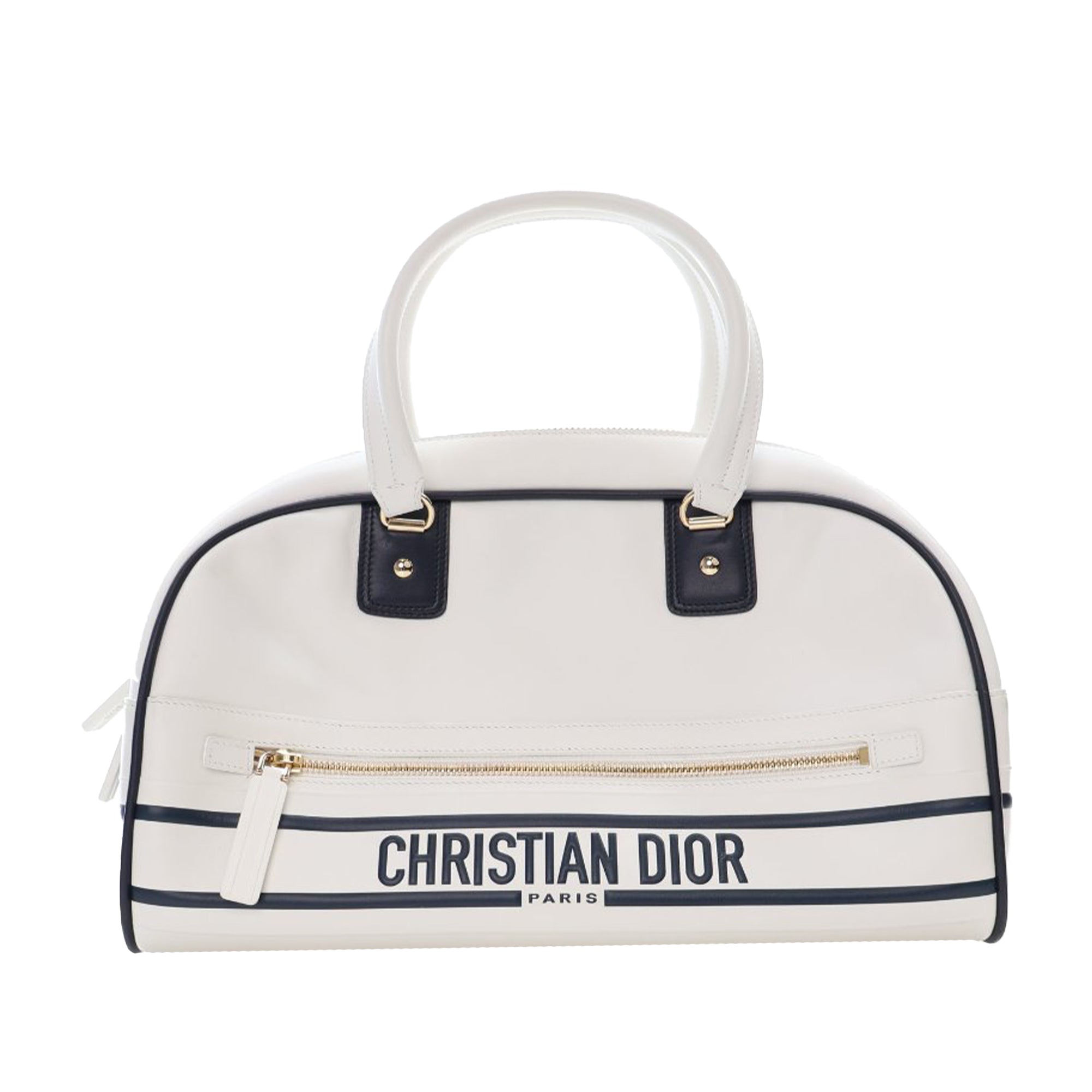 Dior Medium Leather Dior Vibe Bowling Bag - image 1
