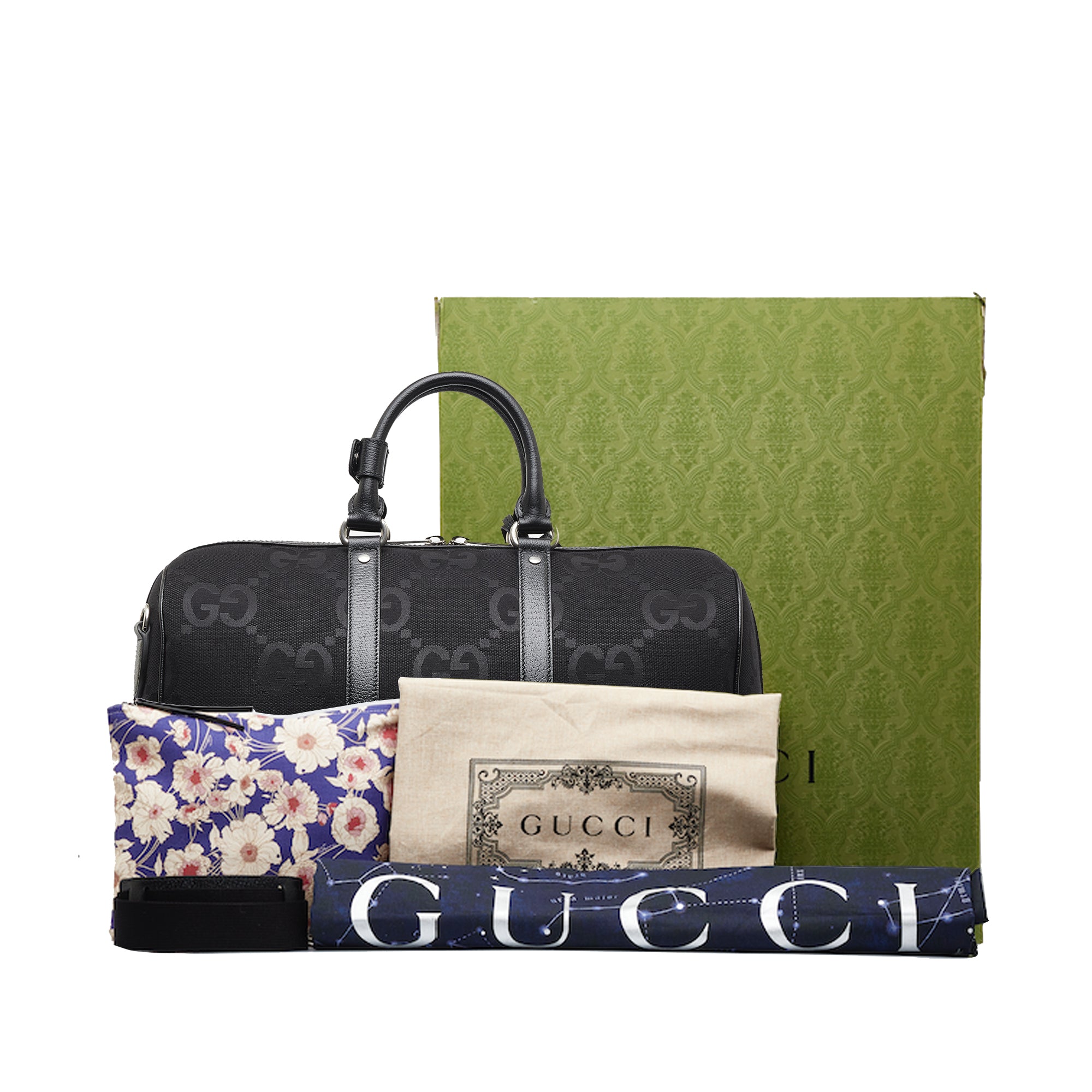 Gucci Small Jumbo GG Canvas Duffle Bag - image 12