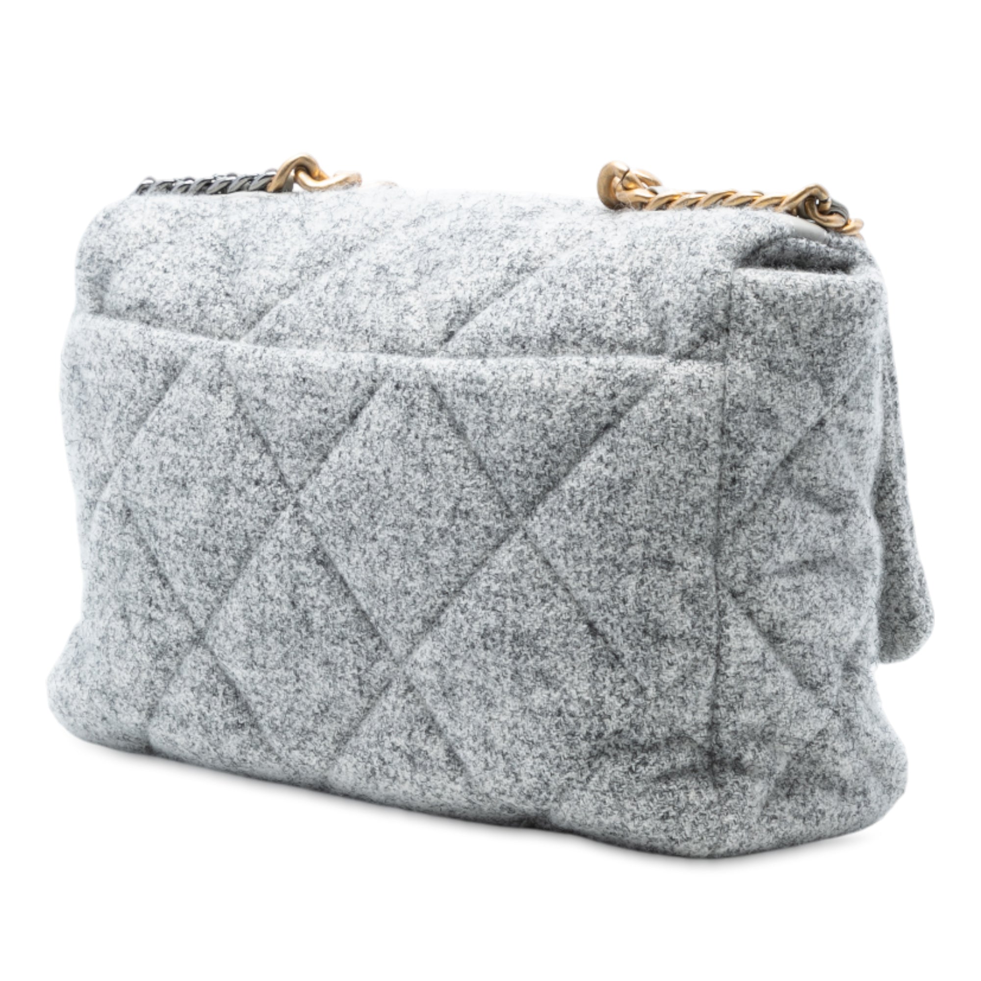 Chanel Large Tweed 19 Flap - image 2