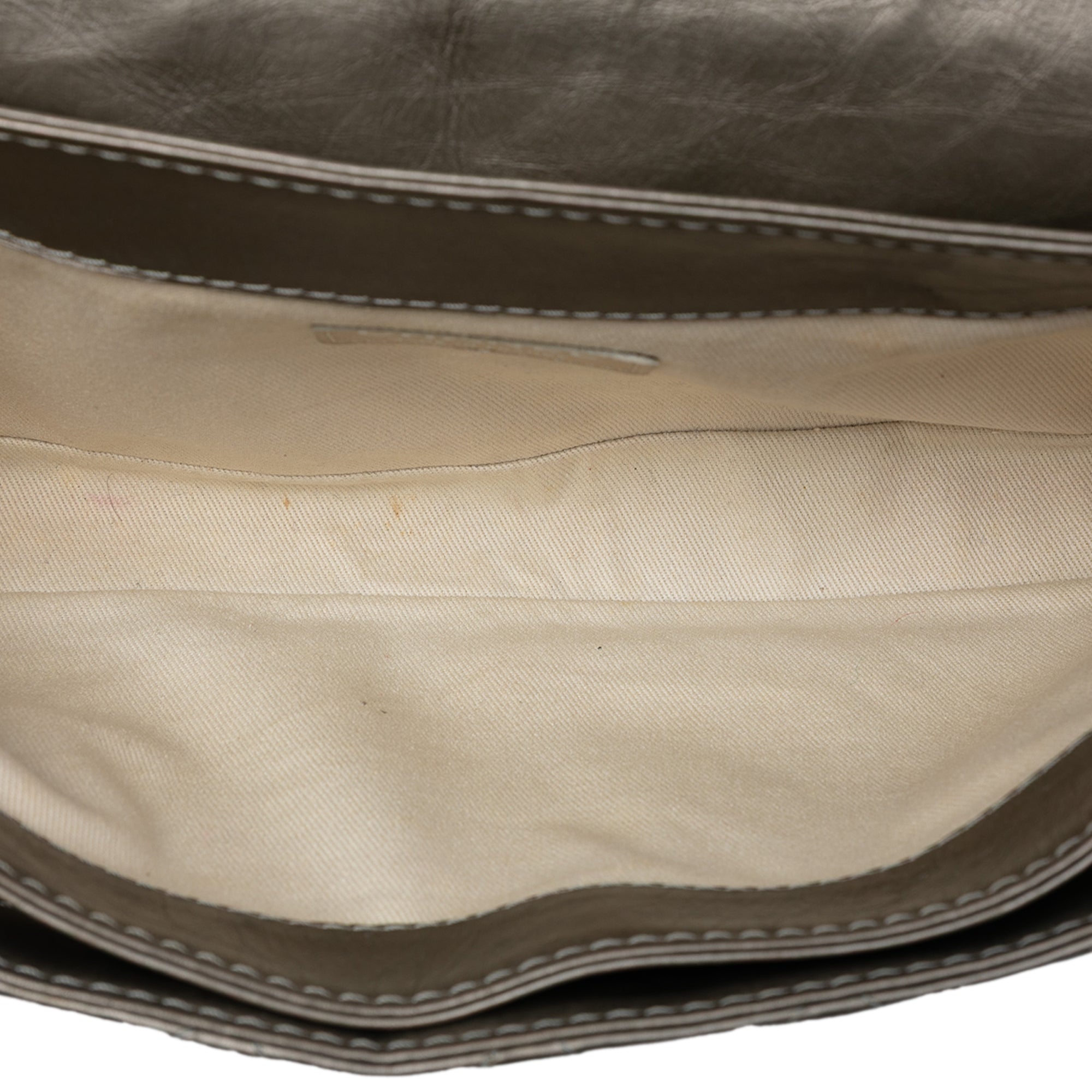 Chanel Small Bicolor Quilted Aged Calfskin Lady Pearly Flap - image 4