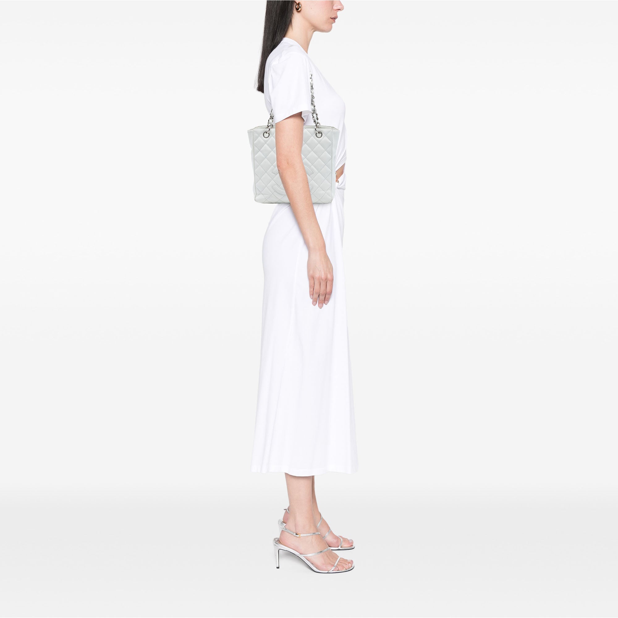 Chanel Caviar Petite Shopping Tote - image 6