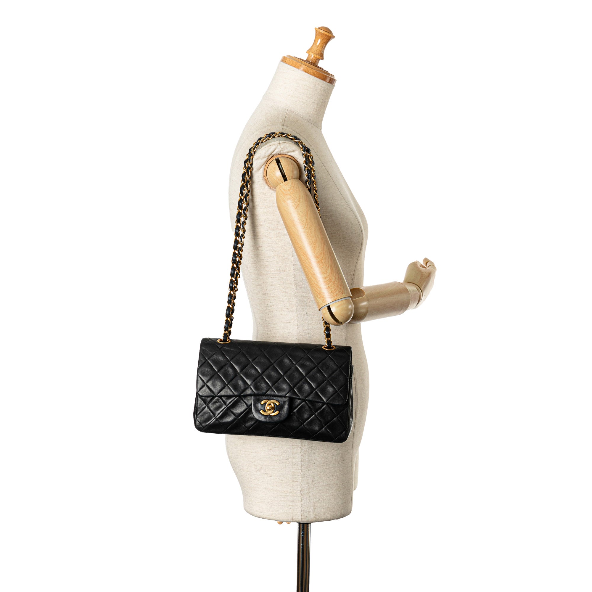 Chanel Small Classic Lambskin Double Flap - image 18