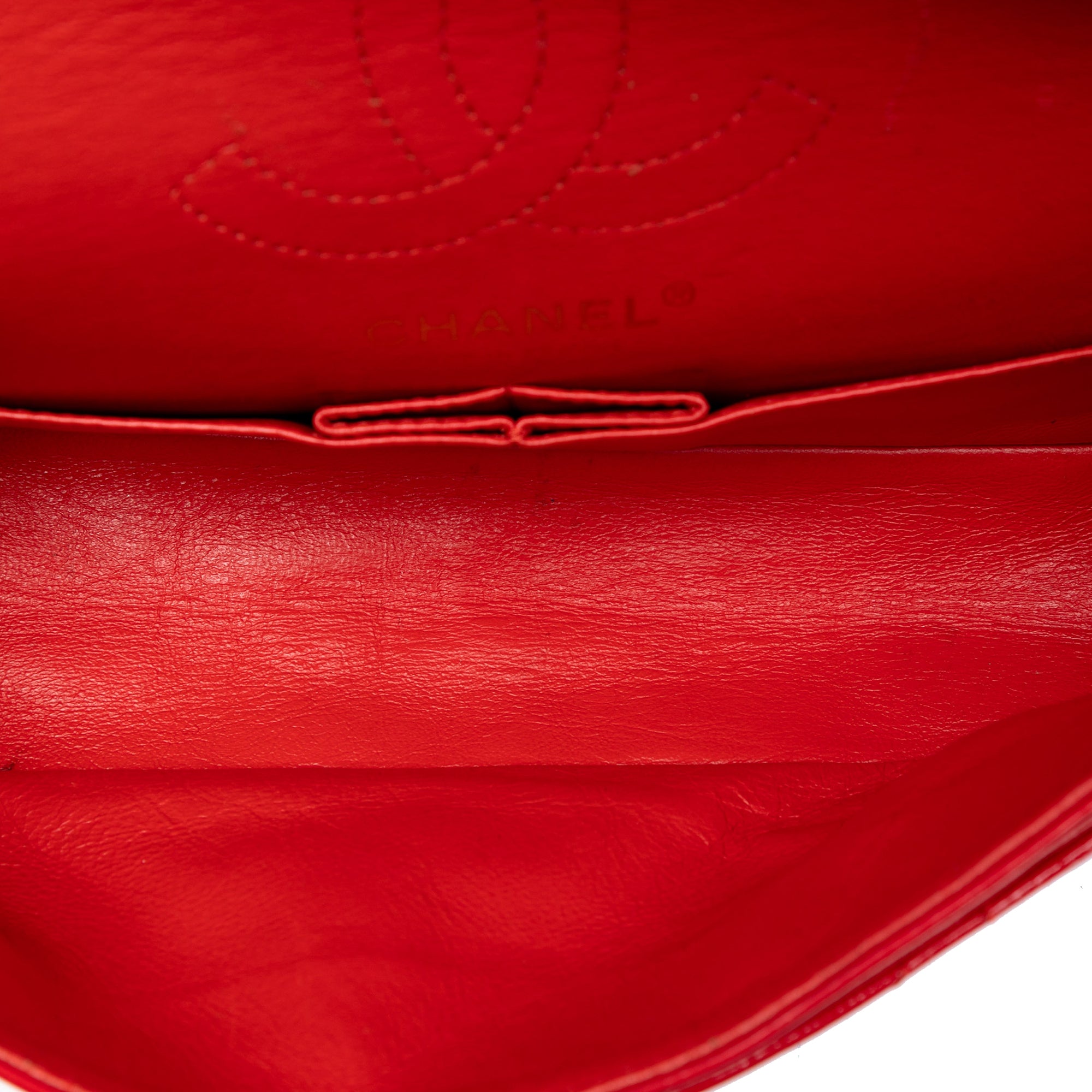 Chanel Reissue 2.55 Crackled Patent Puzzle East West Double Flap - image 4