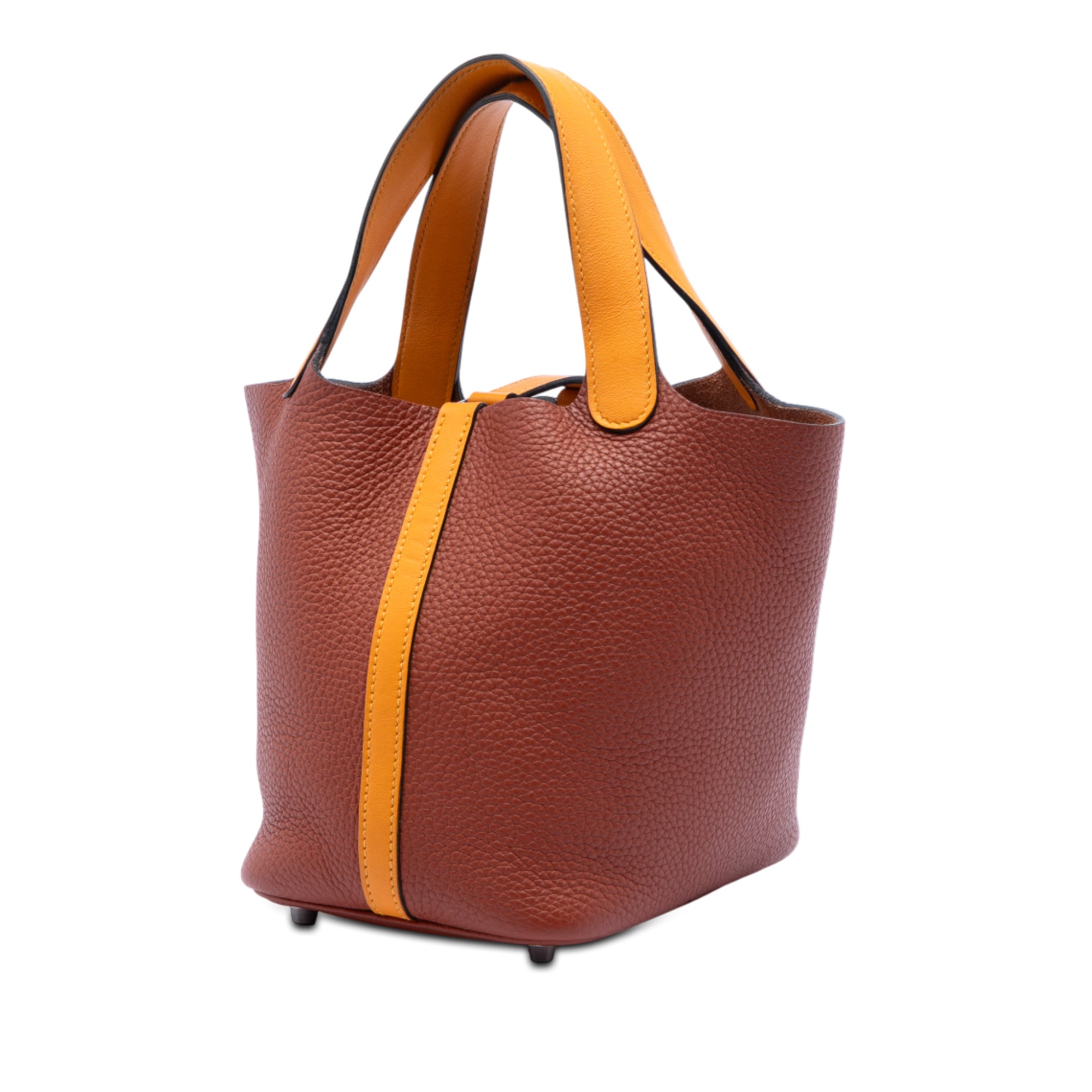 Hermès Bicolor Clemence and Swift Picotin Lock 18 - image 2