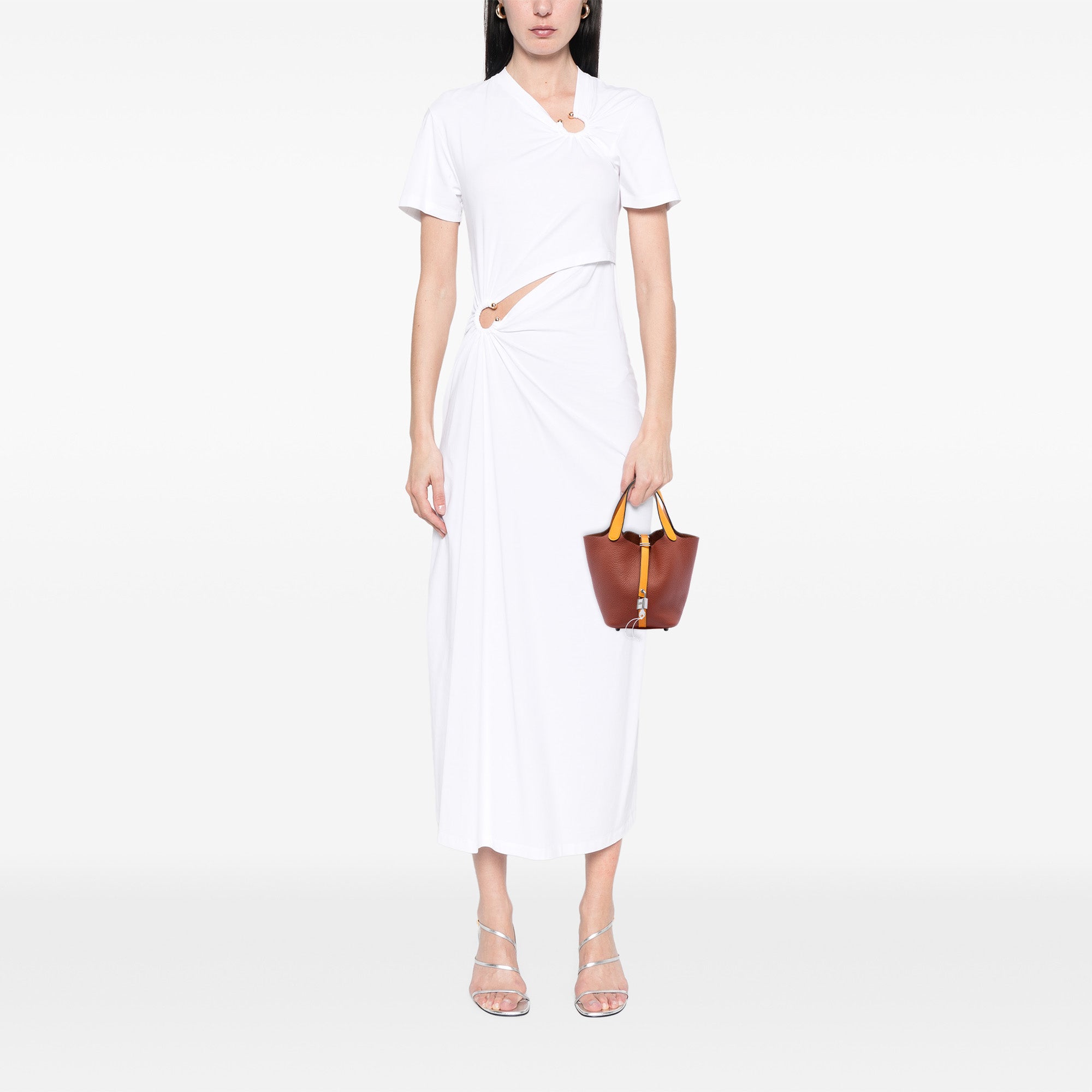 Hermès Bicolor Clemence and Swift Picotin Lock 18 - image 7