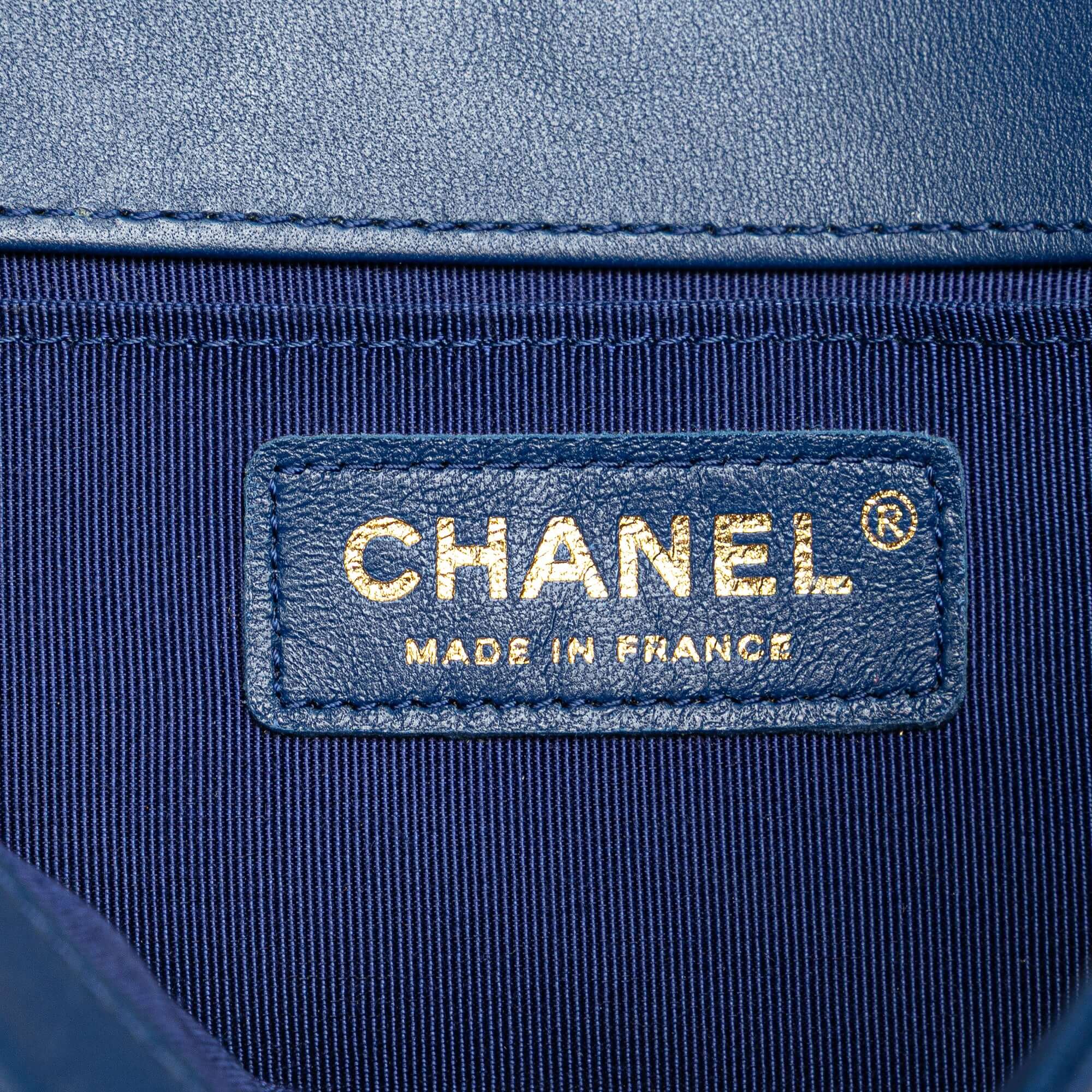 Chanel Old Medium Quilted Lambskin Boy Flap