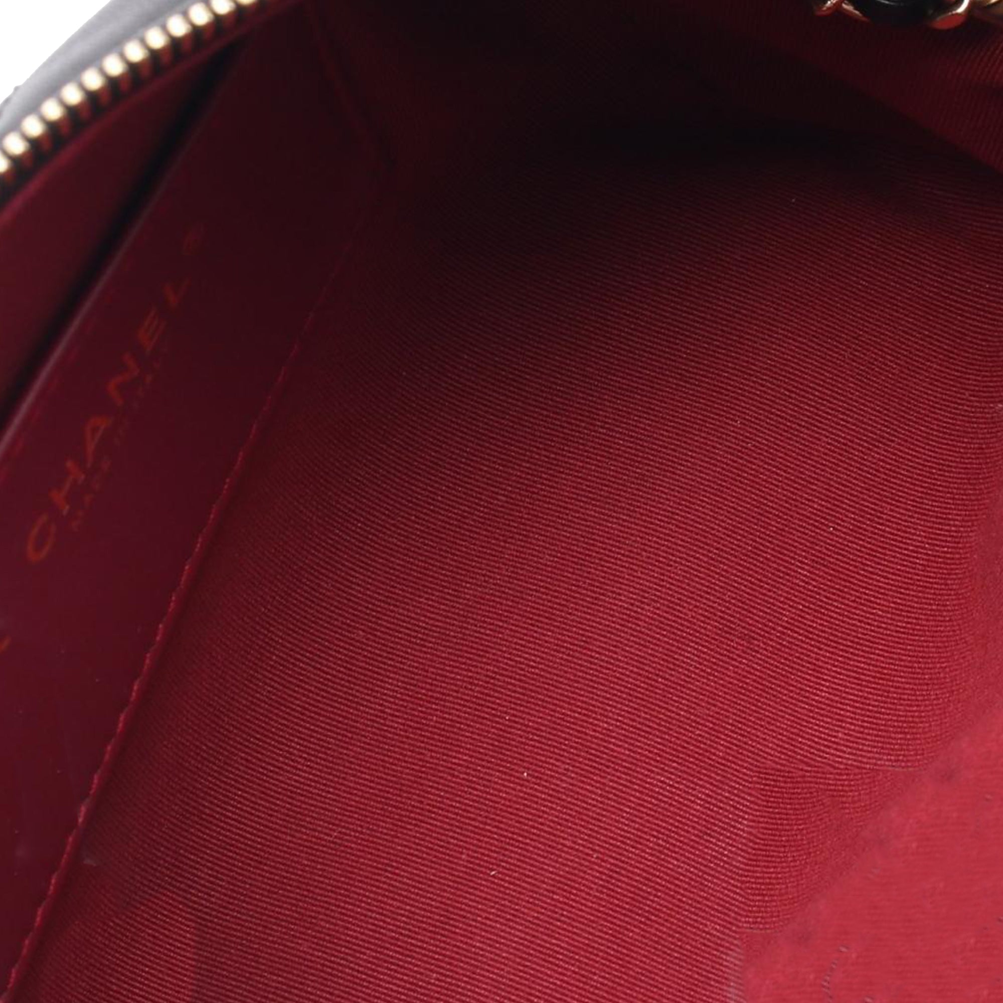 Chanel Mini Quilted Lambskin Bowling Bag - image 3