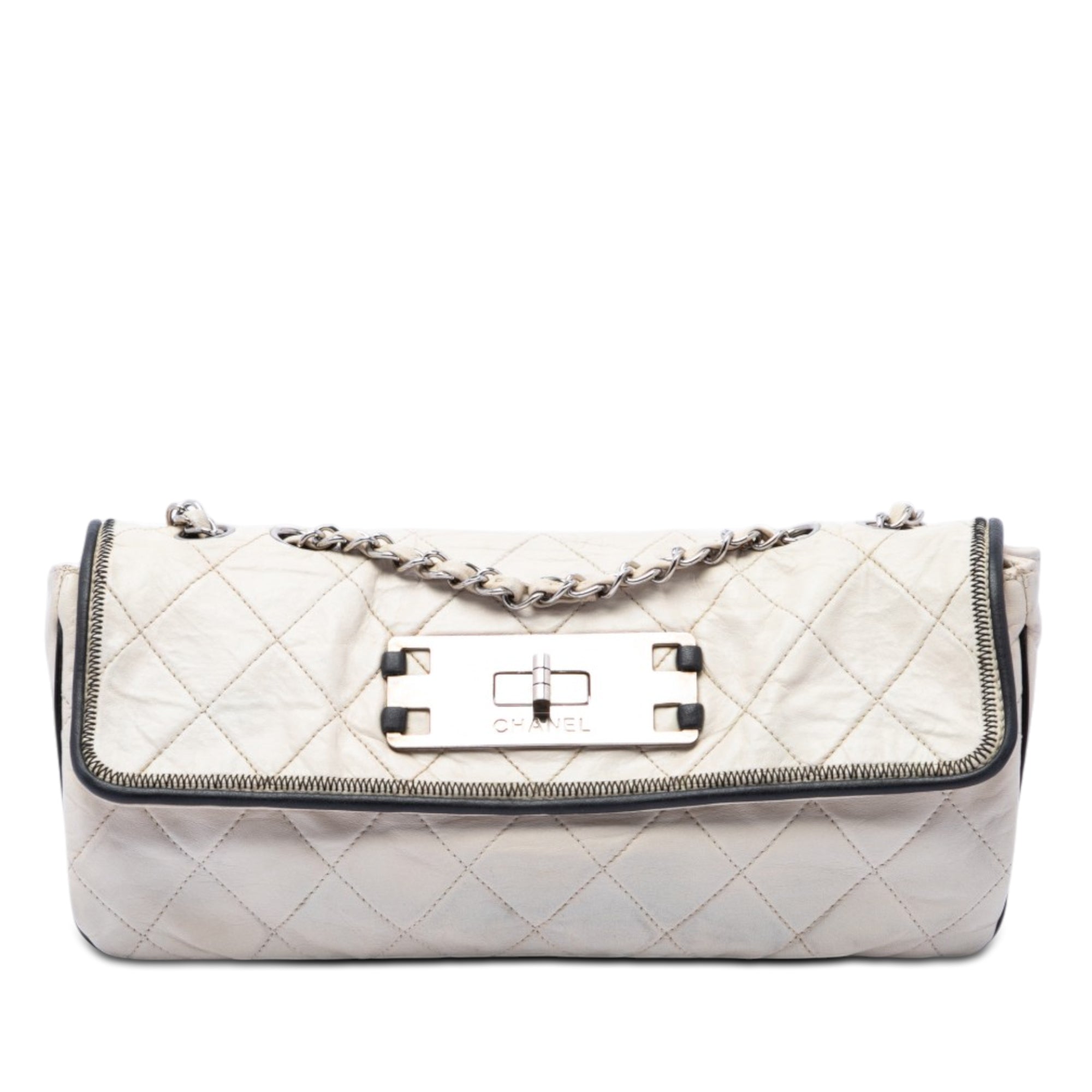 Chanel Quilted Lambskin East West Mademoiselle Flap - image 1