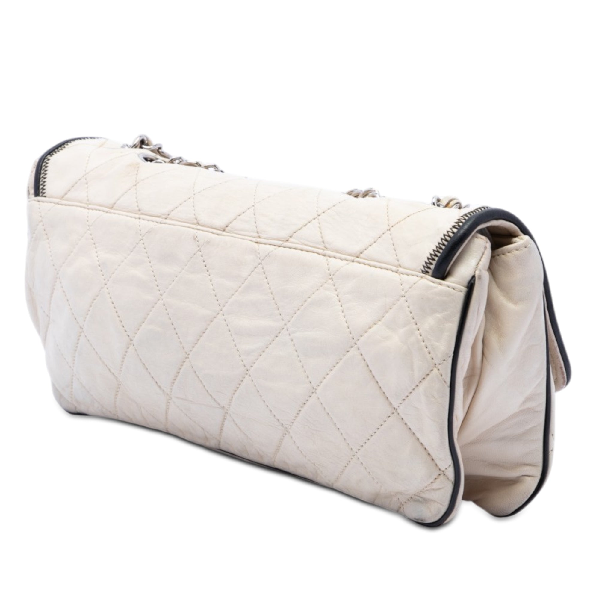 Chanel Quilted Lambskin East West Mademoiselle Flap - image 2