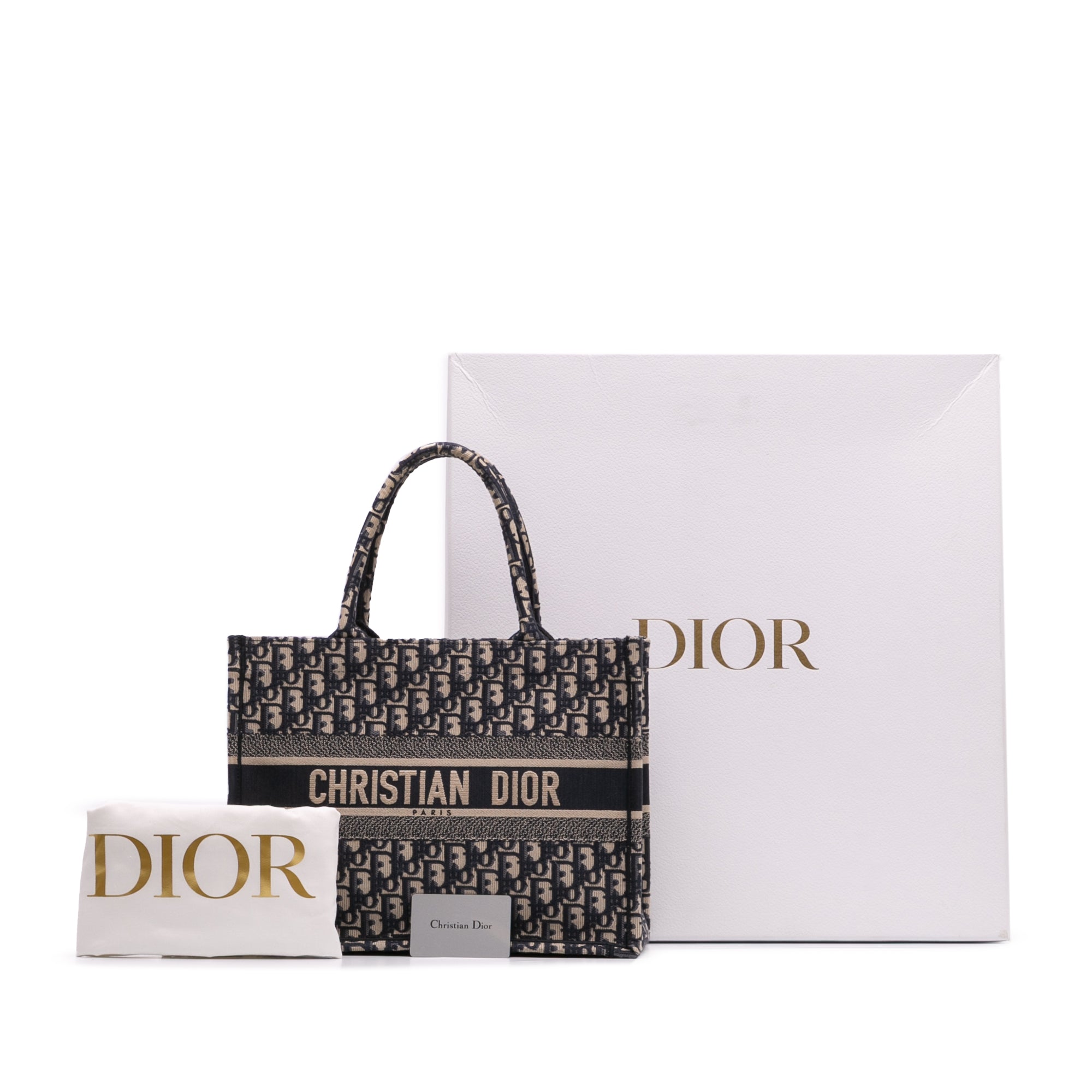 Dior Large Oblique Embroidered Canvas Book Tote - image 7