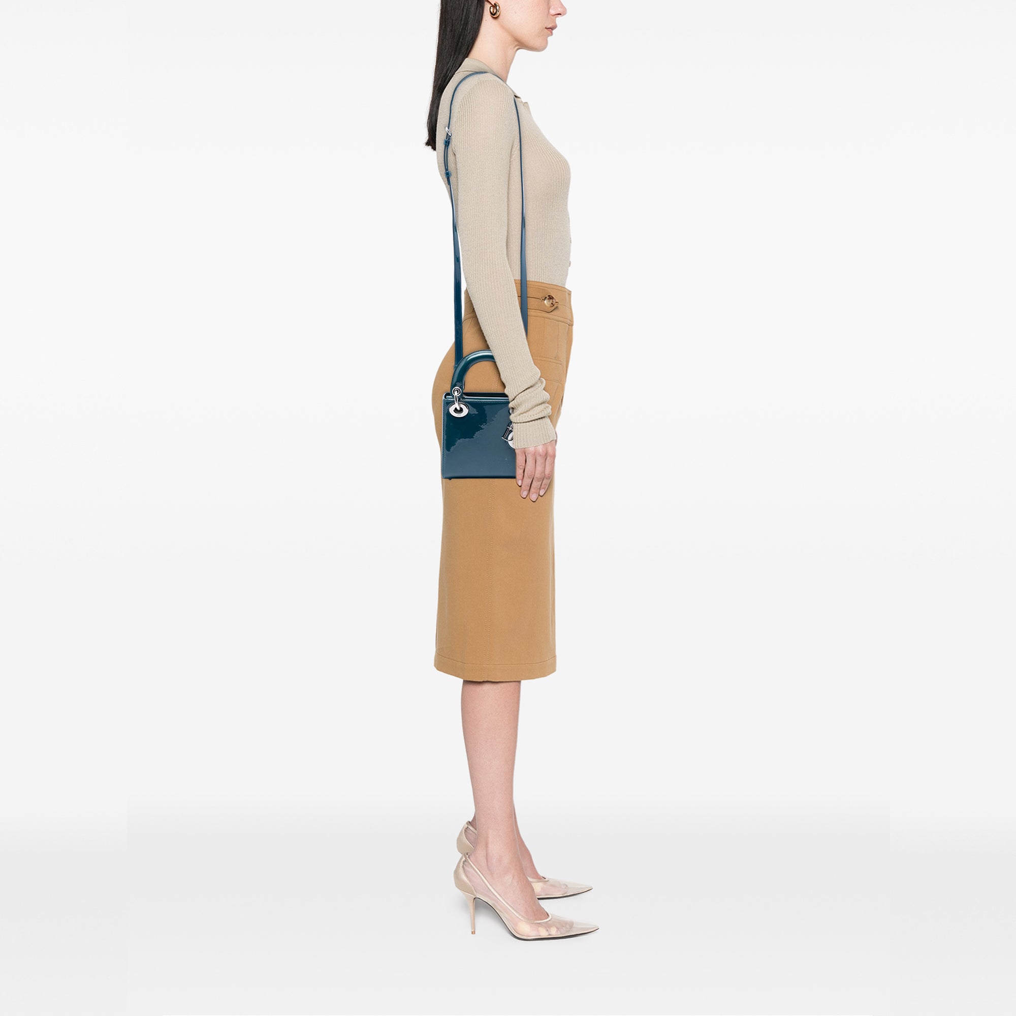 Dior Mini Patent Lady Dior - image 7