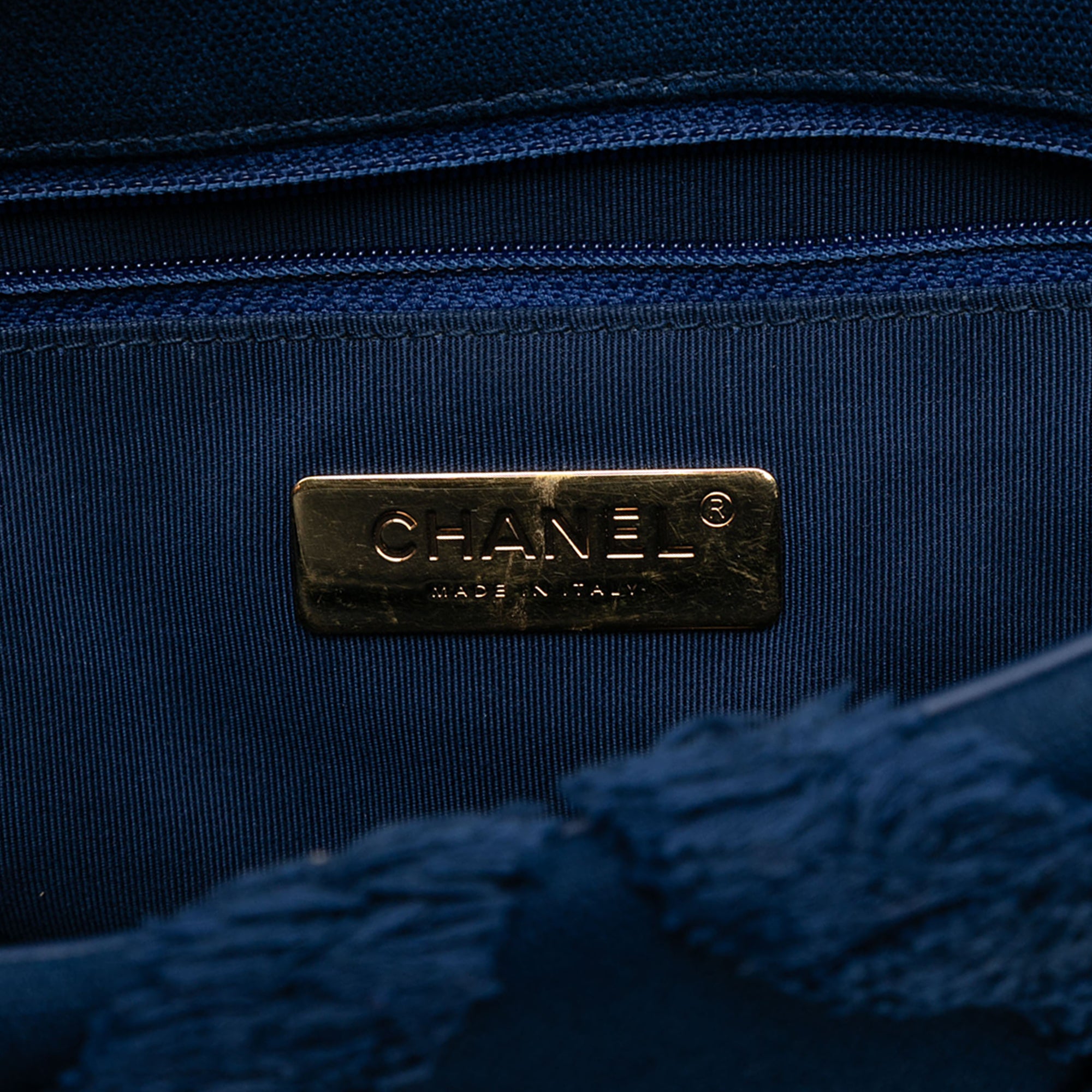 Chanel Medium Canvas and Cotton 19 Flap - image 5