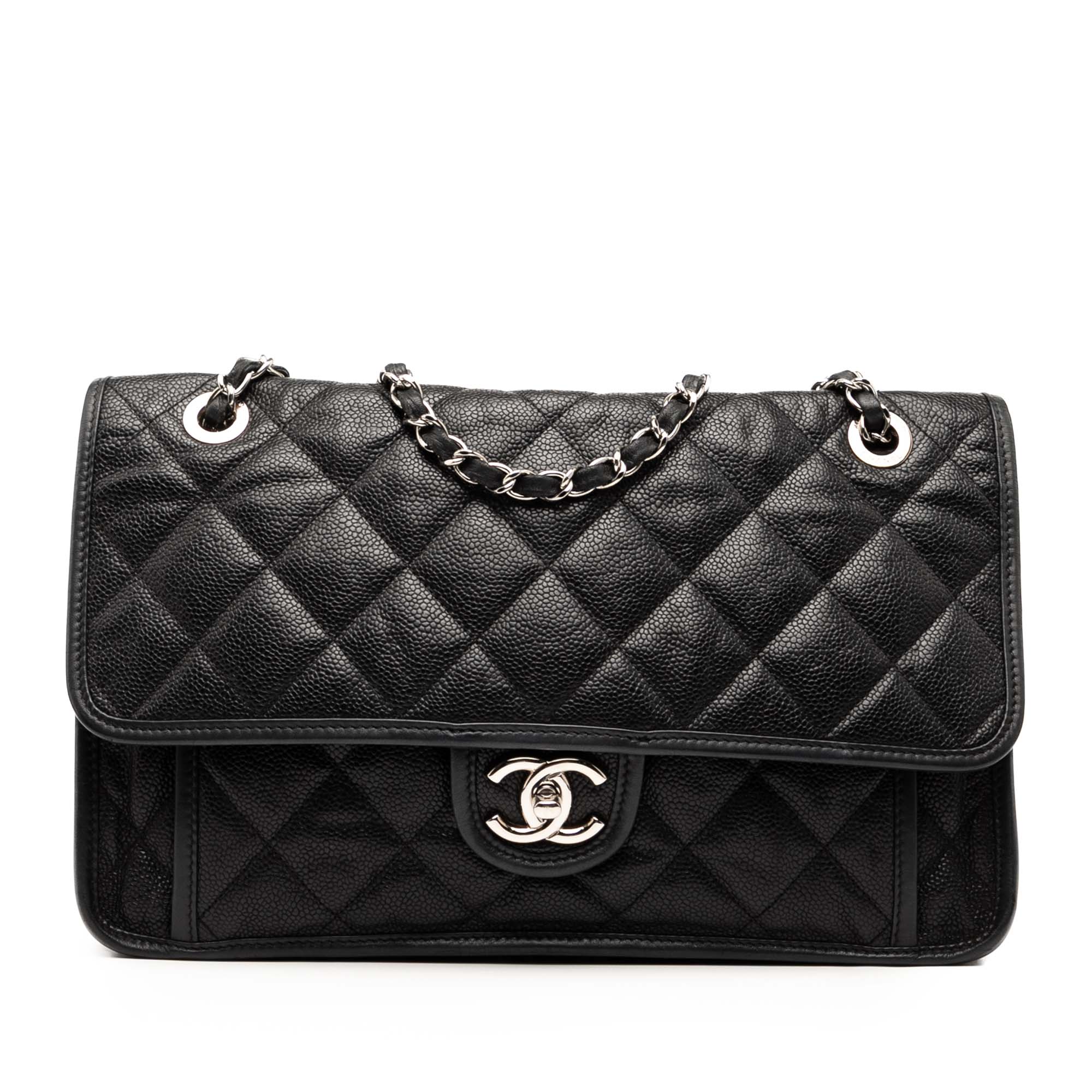 Chanel Medium Caviar French Riviera Flap - image 1