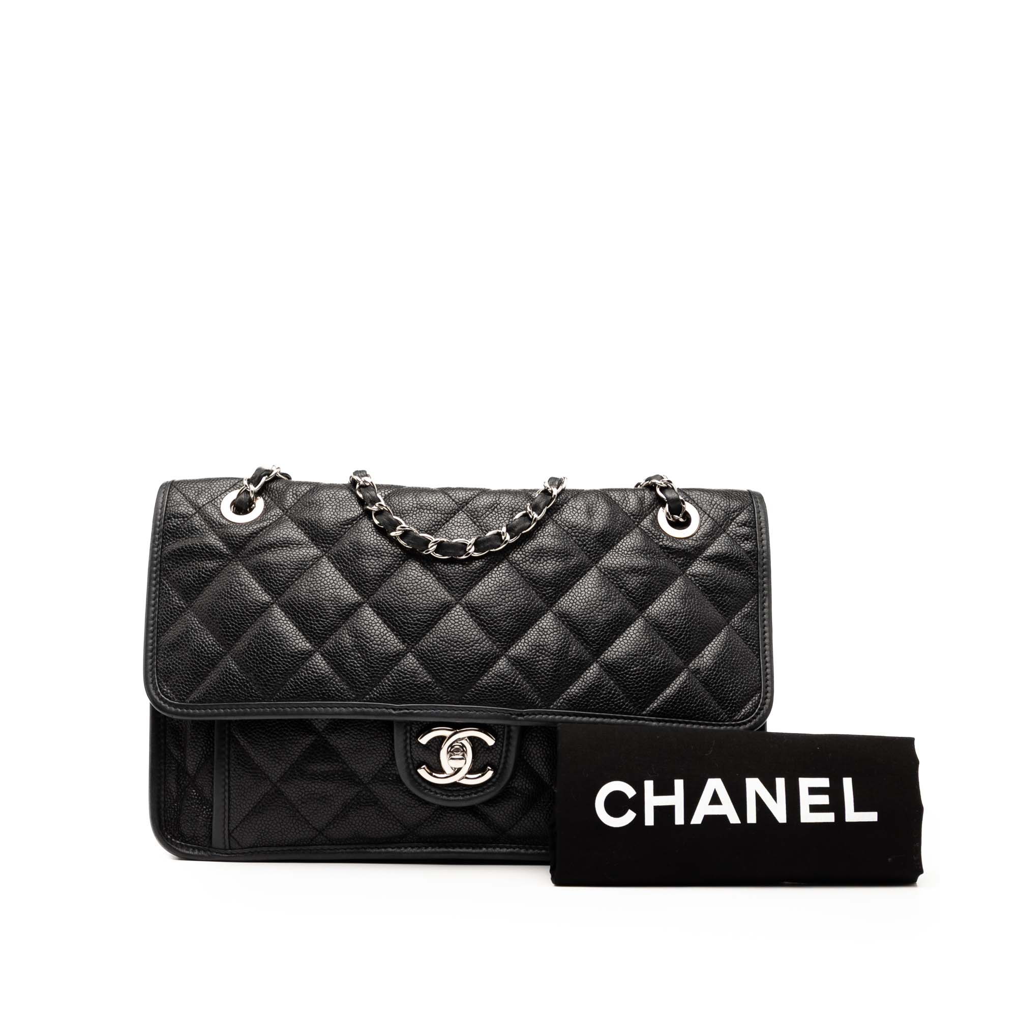 Chanel Medium Caviar French Riviera Flap - image 8