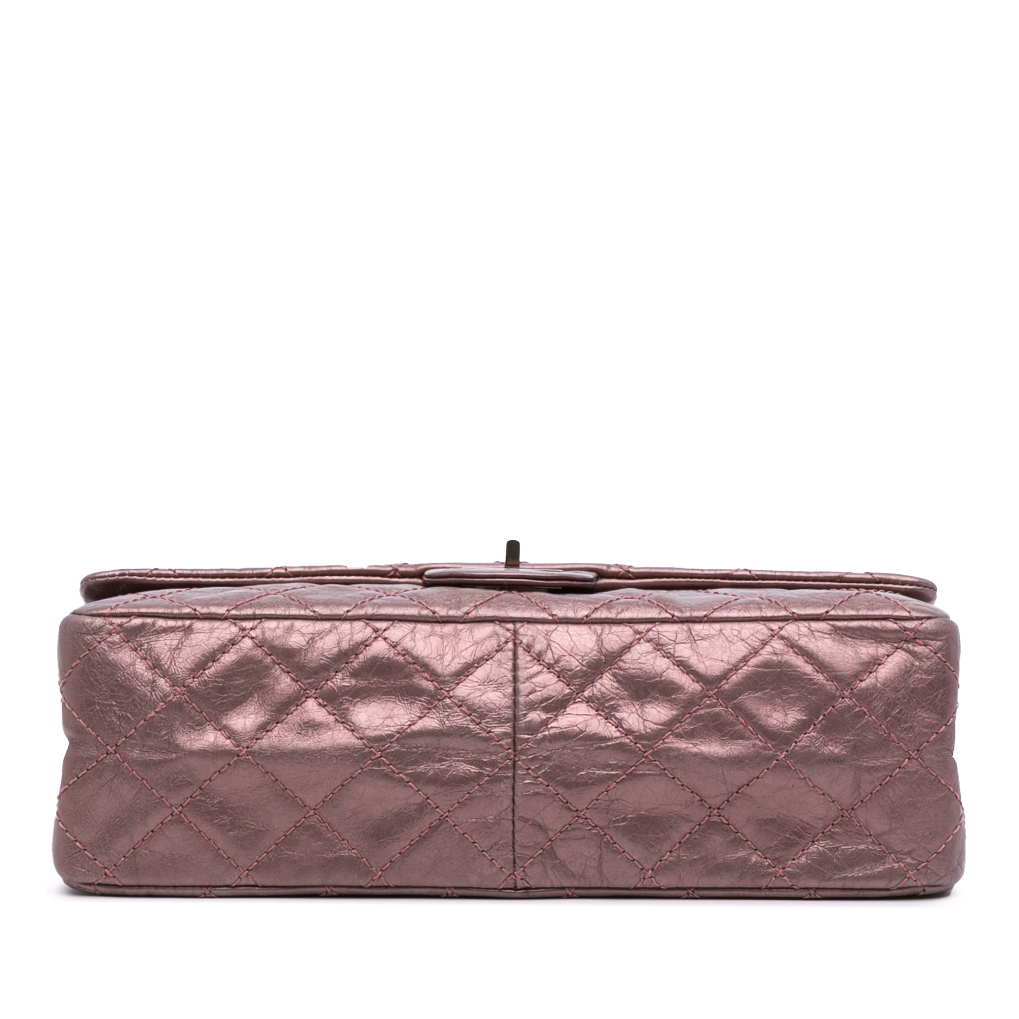 Chanel Reissue 2.55 Aged Metallic Calfskin Double Flap 226 - image 3