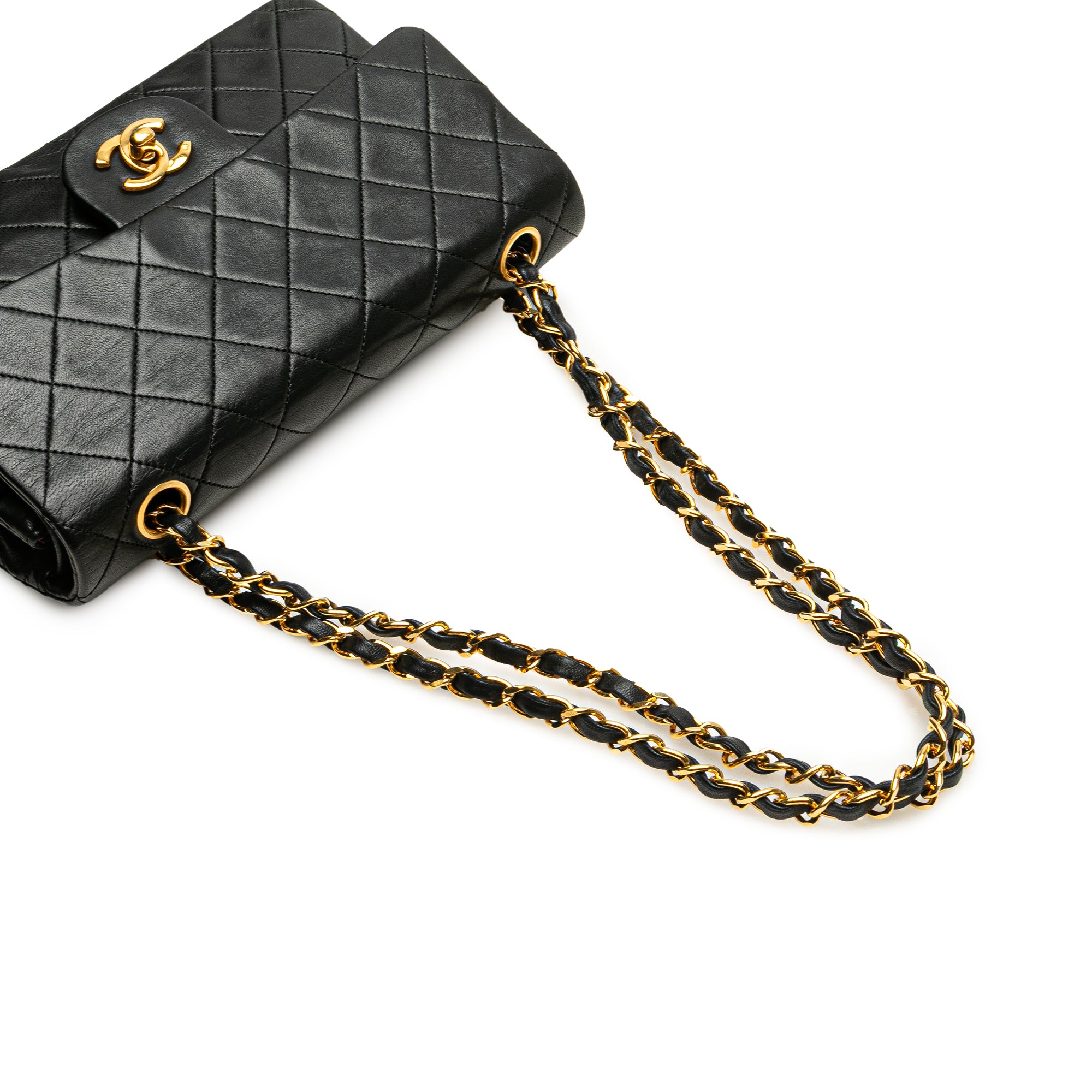 Chanel Small Classic Lambskin Double Flap - image 11