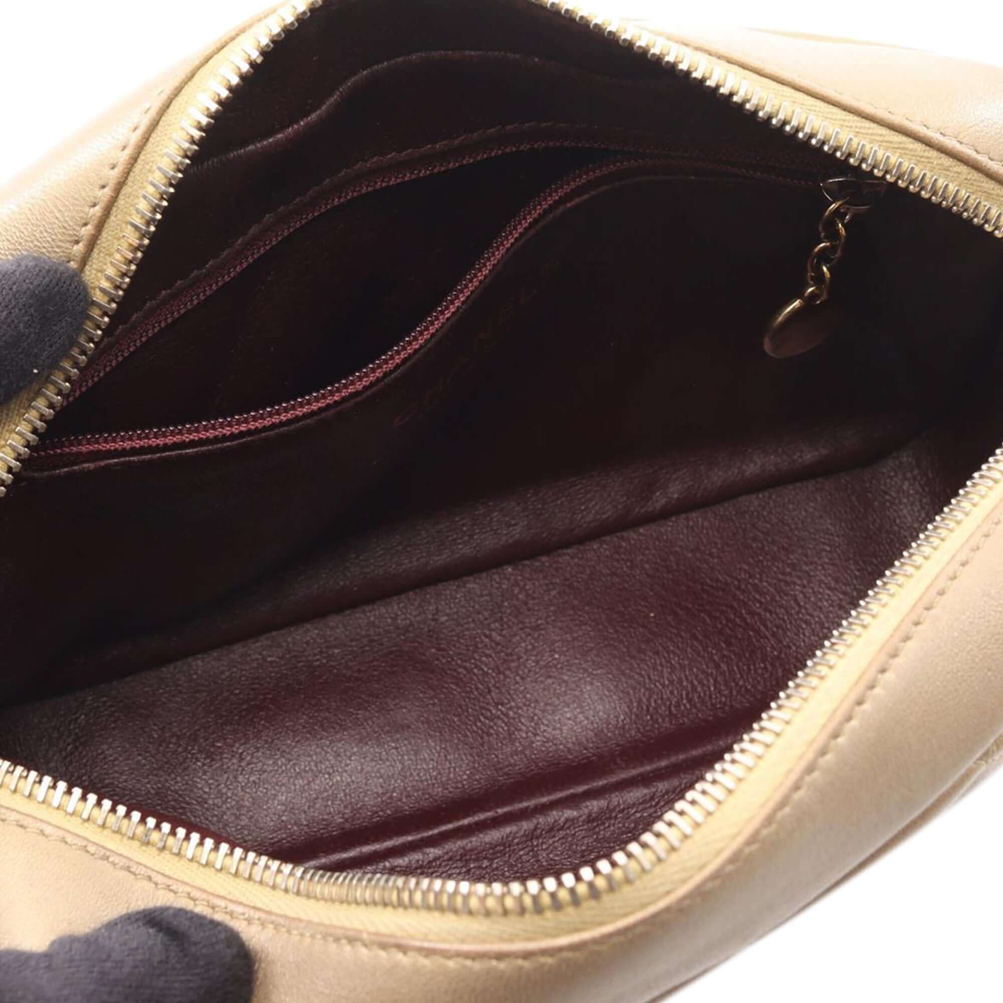 Chanel CC Quilted Lambskin Camera Crossbody