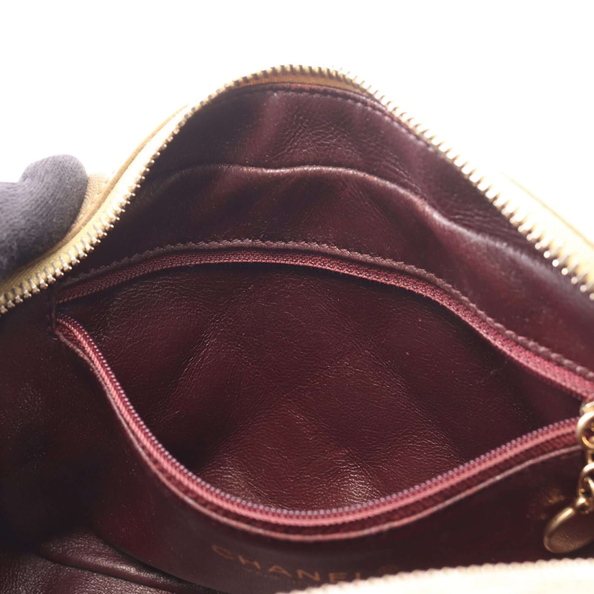 Chanel CC Quilted Lambskin Camera Crossbody