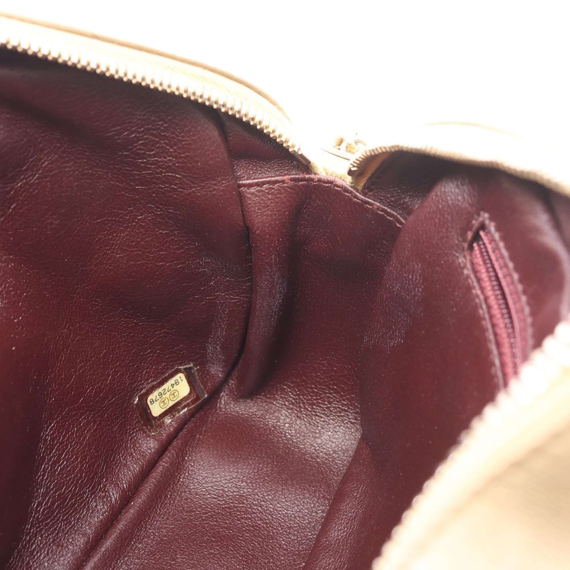 Chanel CC Quilted Lambskin Camera Crossbody