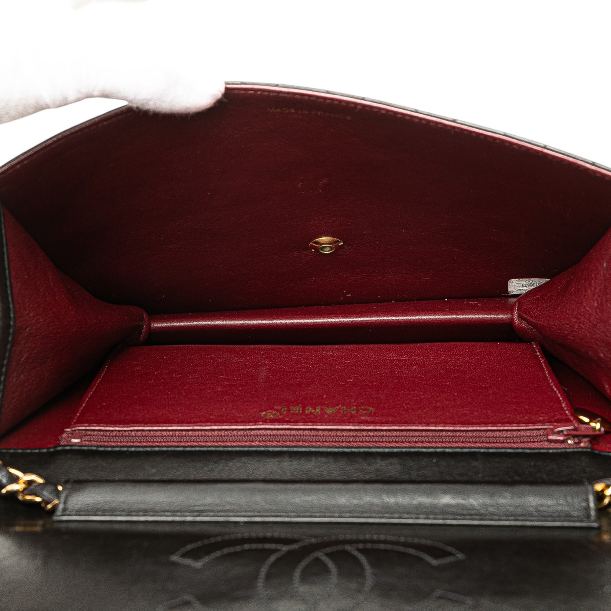 Chanel Medium CC Quilted Lambskin Single Flap - image 4