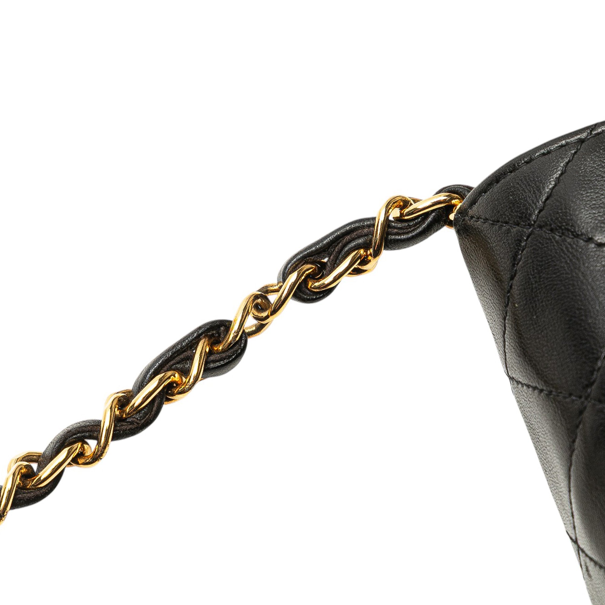 Chanel Medium CC Quilted Lambskin Single Flap - image 5