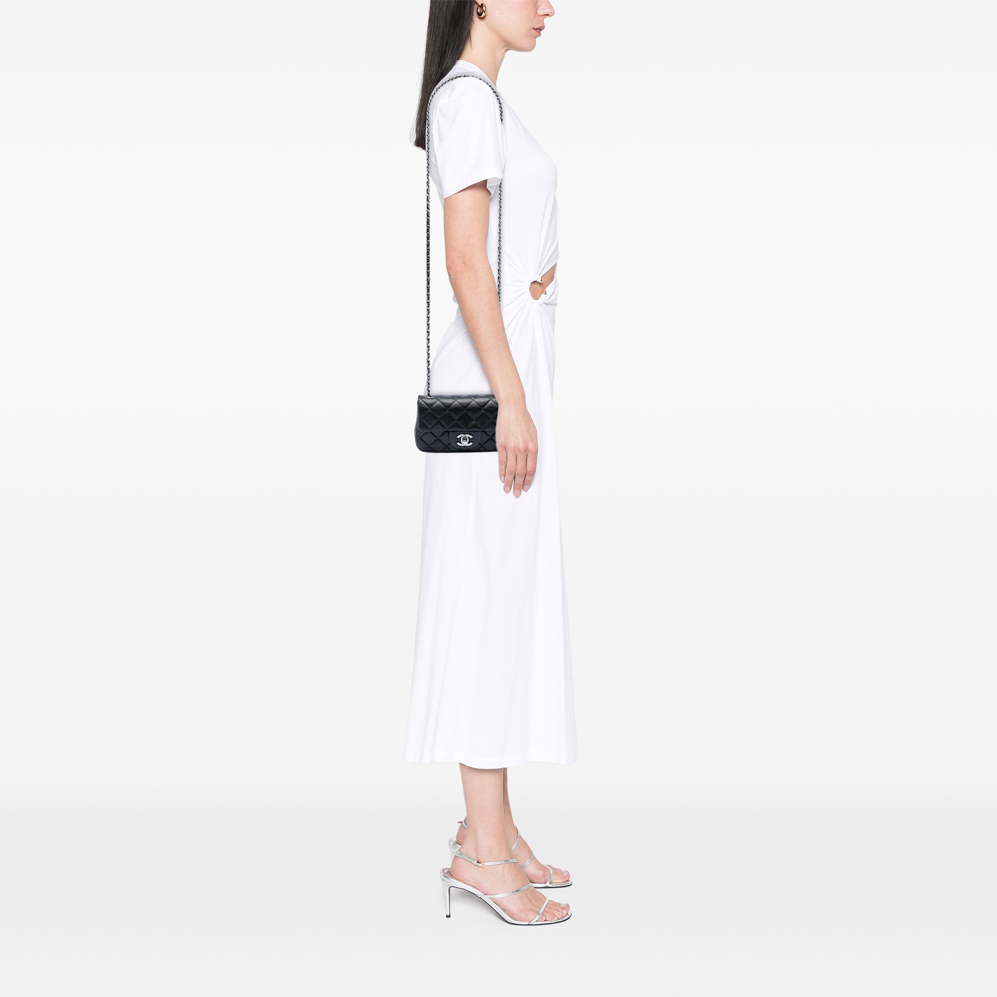 Chanel Extra Mini Rectangular Quilted Lambskin Flap - image 7
