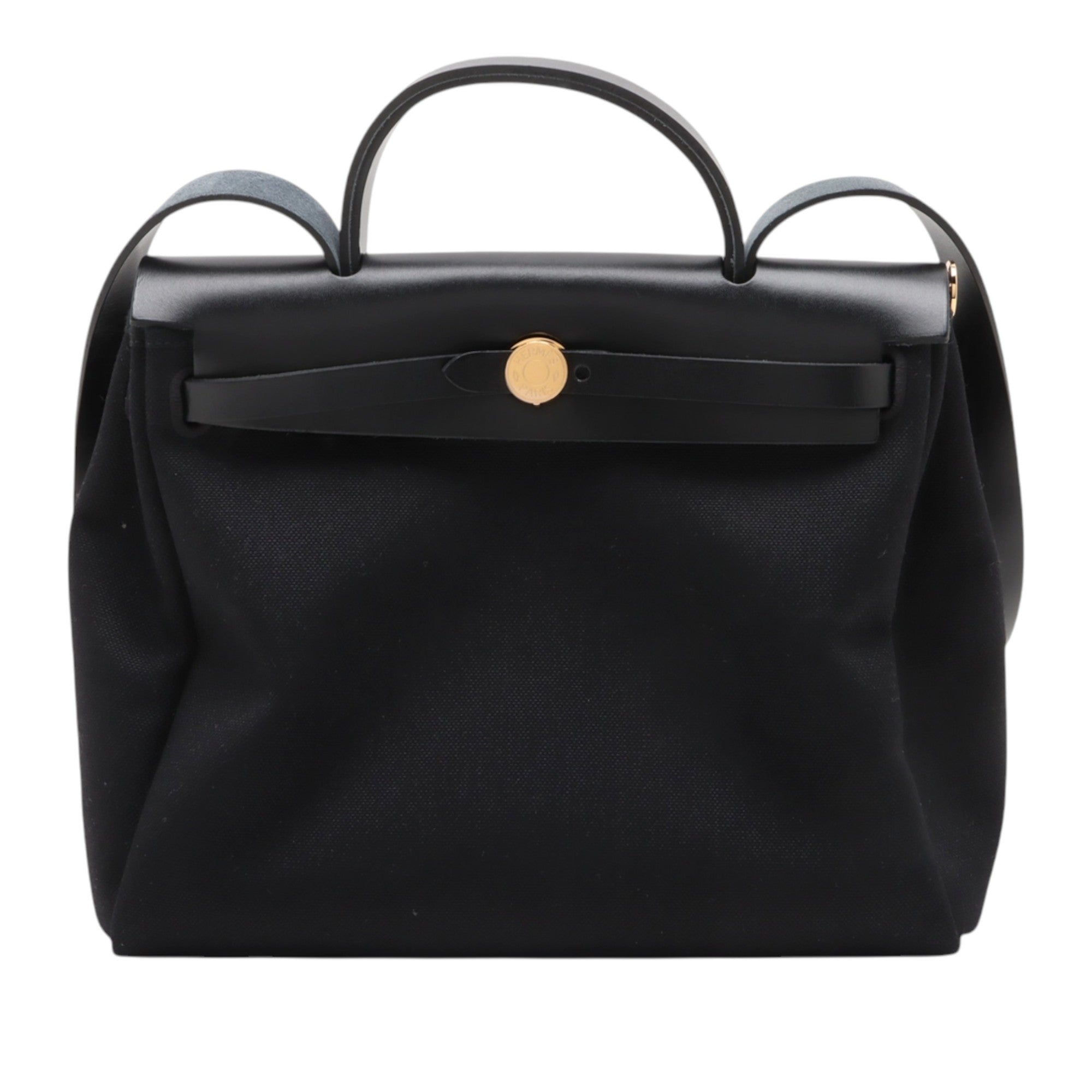 Hermès Military Toile and Vache Hunter Herbag Zip 31 - image 2