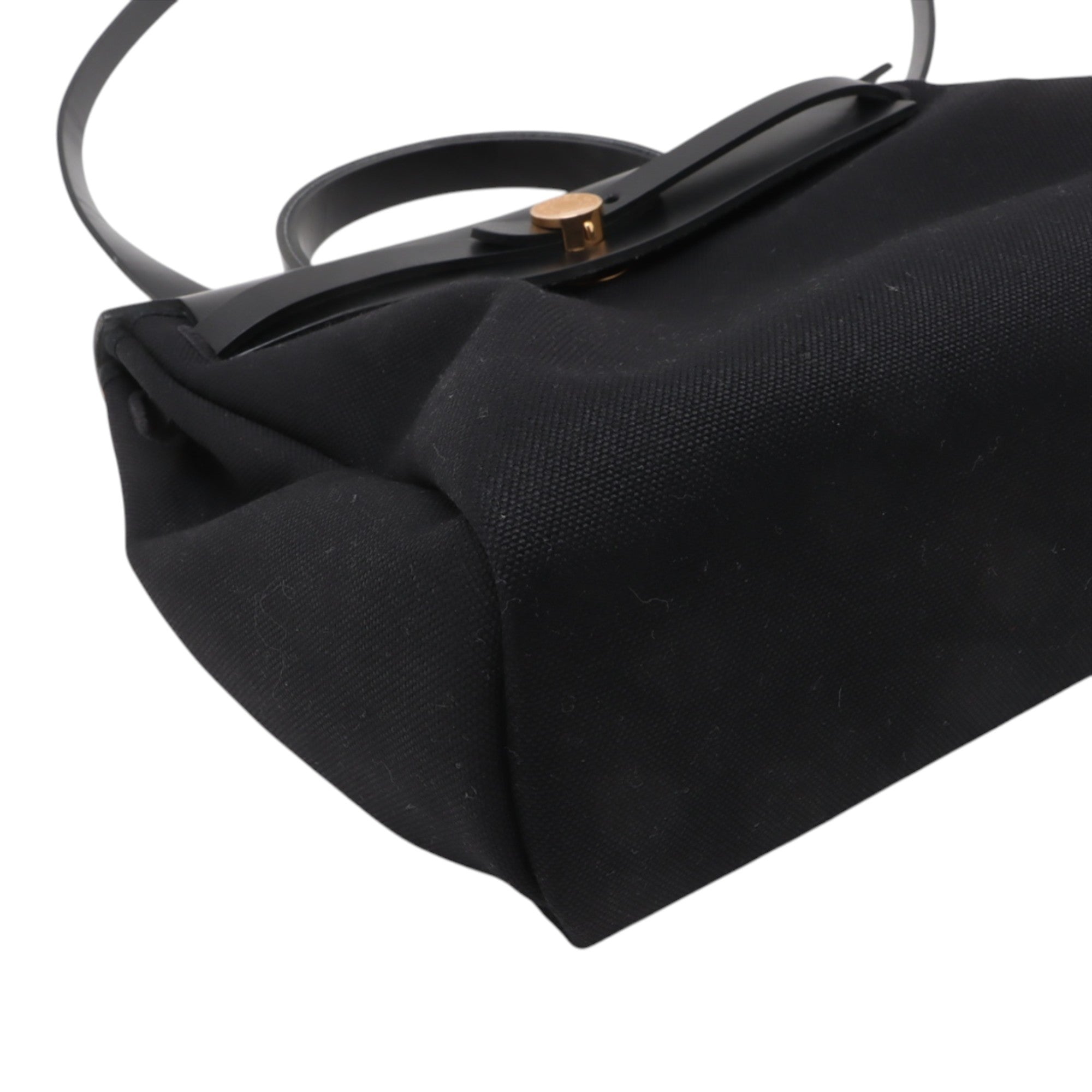 Hermès Military Toile and Vache Hunter Herbag Zip 31 - image 3