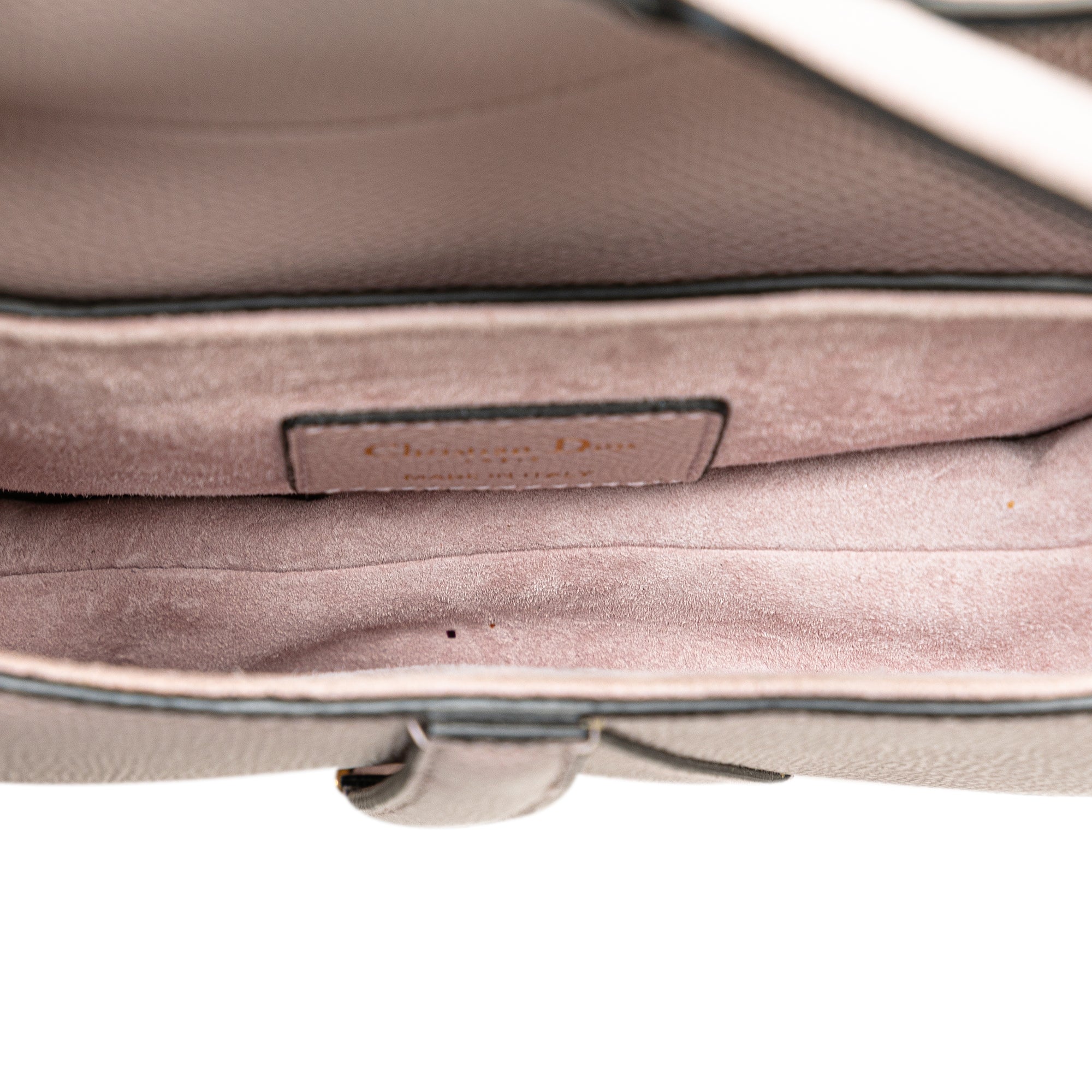 Dior Mini Grained Calfskin Saddle Bag - image 4