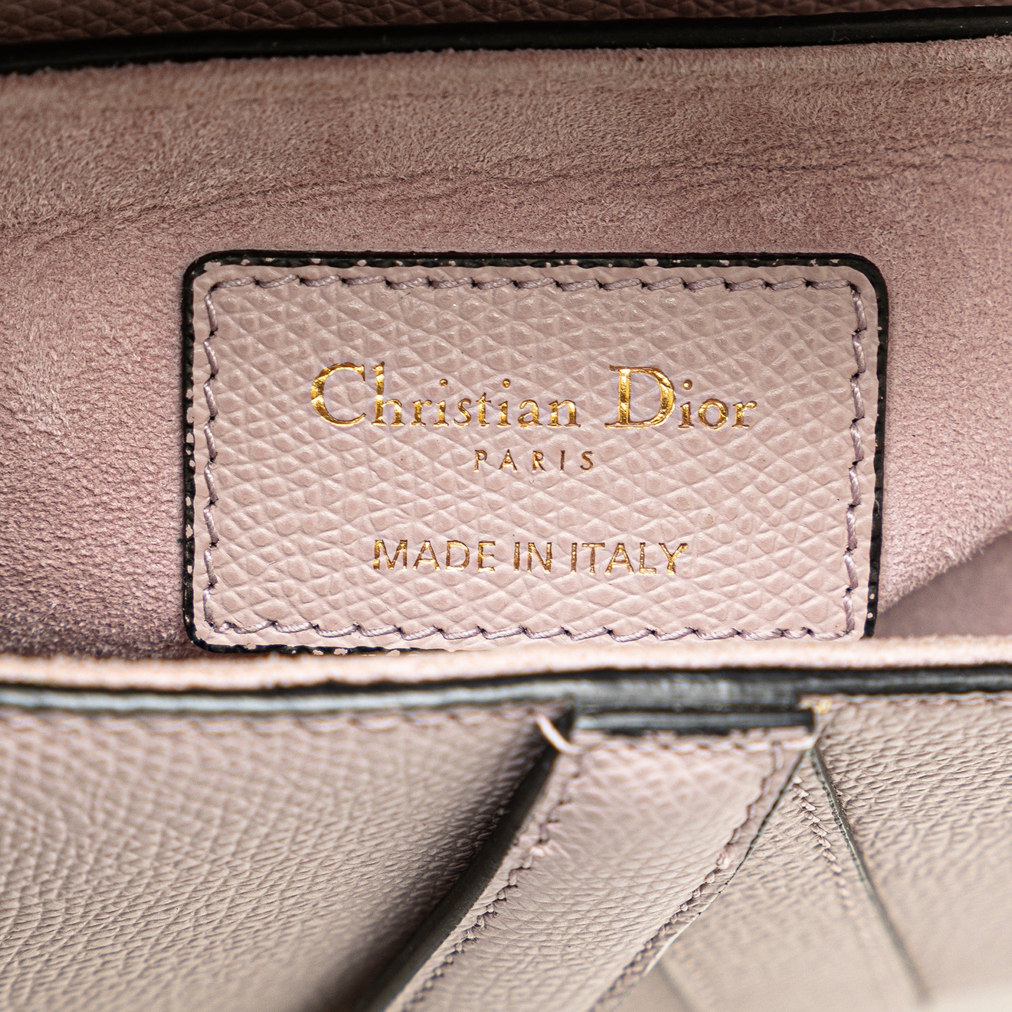 Dior Mini Grained Calfskin Saddle Bag - image 5