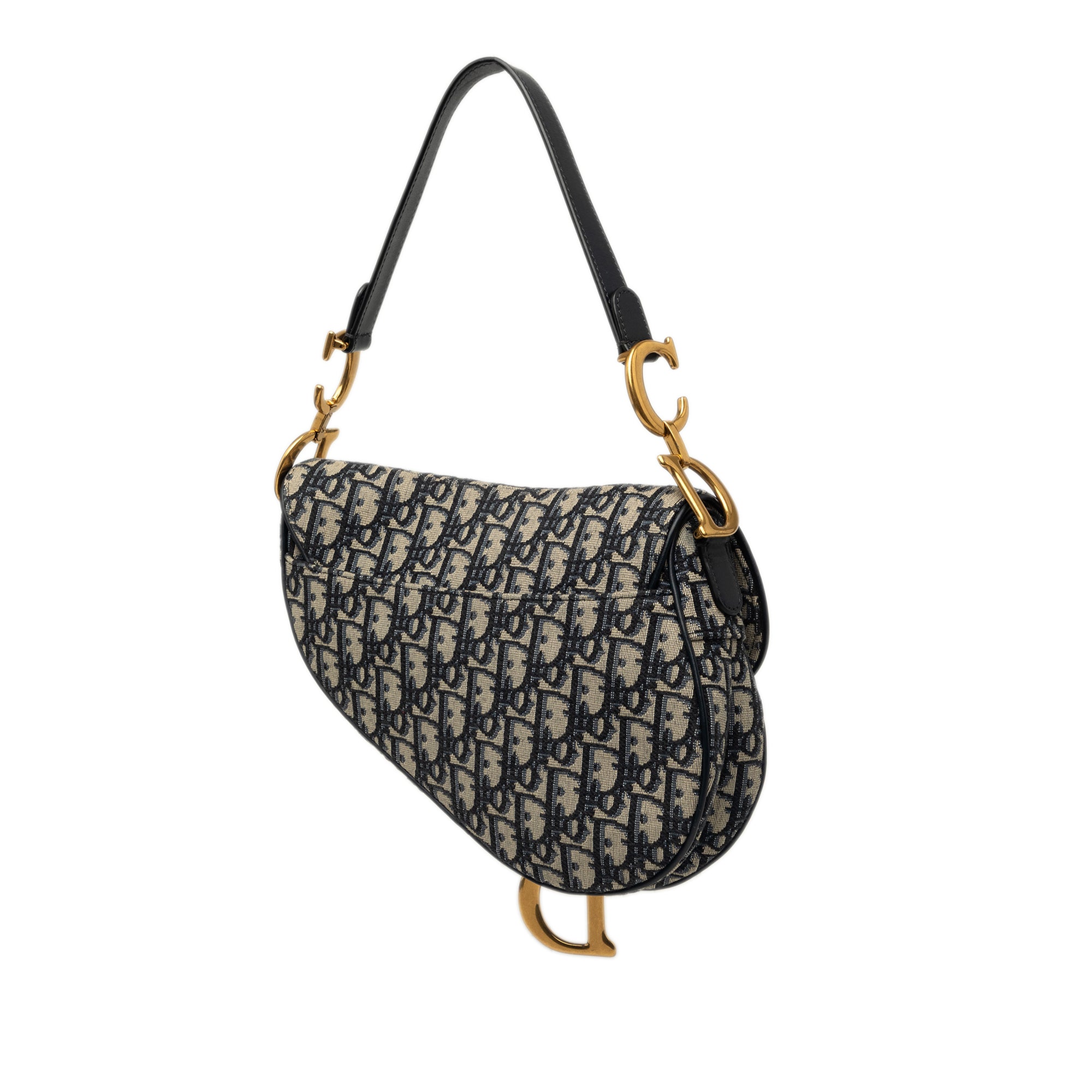 Dior Oblique Canvas Saddle Bag - image 2