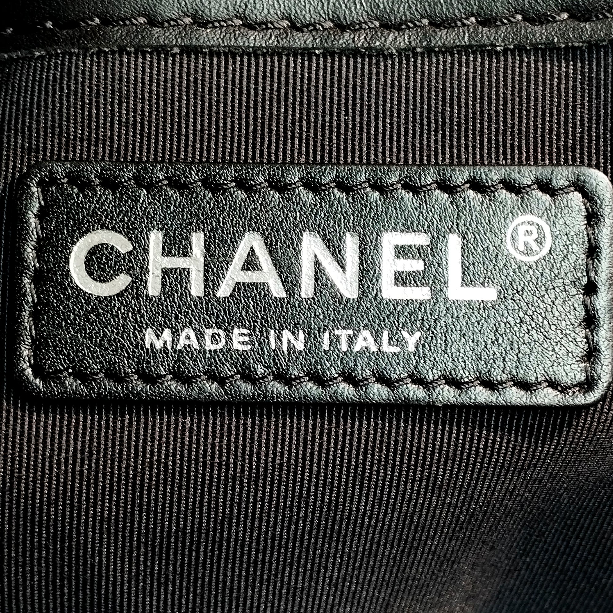 Chanel Patent Boy Reverso Shopping Tote - image 10