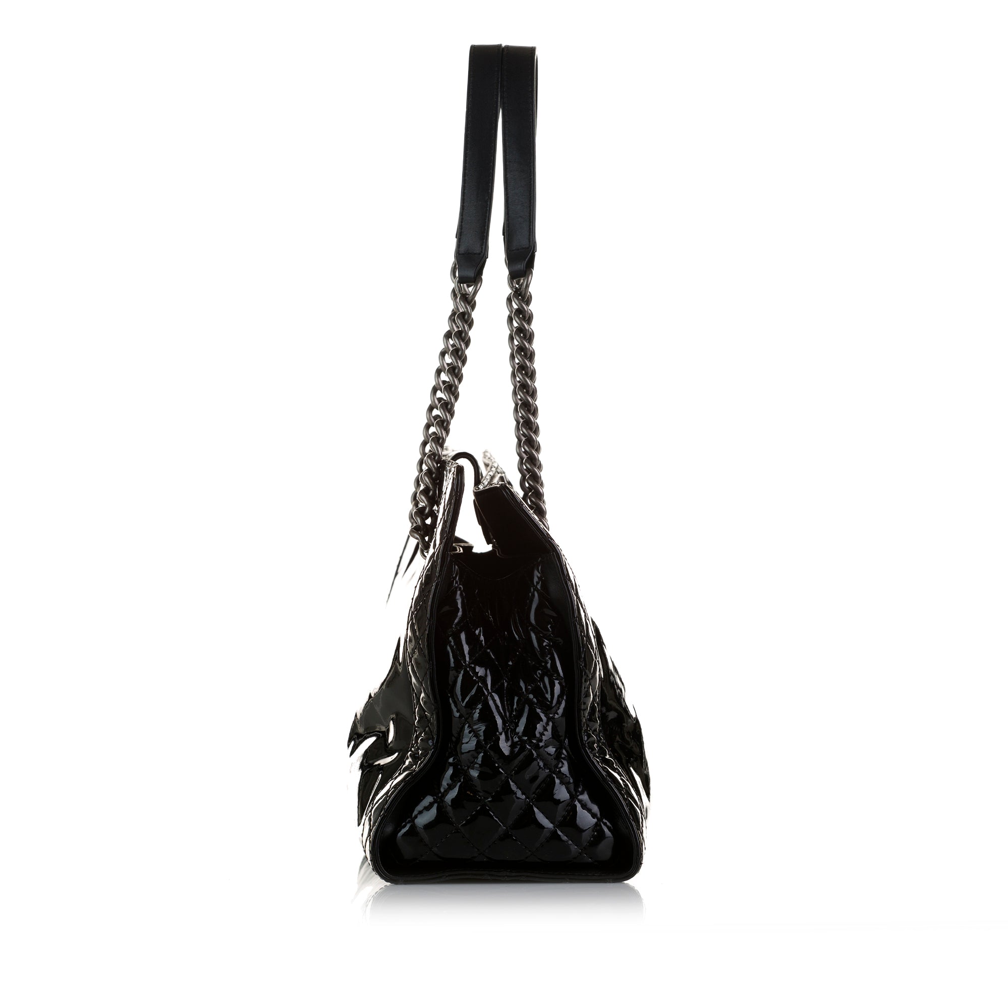 Chanel Patent Boy Reverso Shopping Tote - image 3