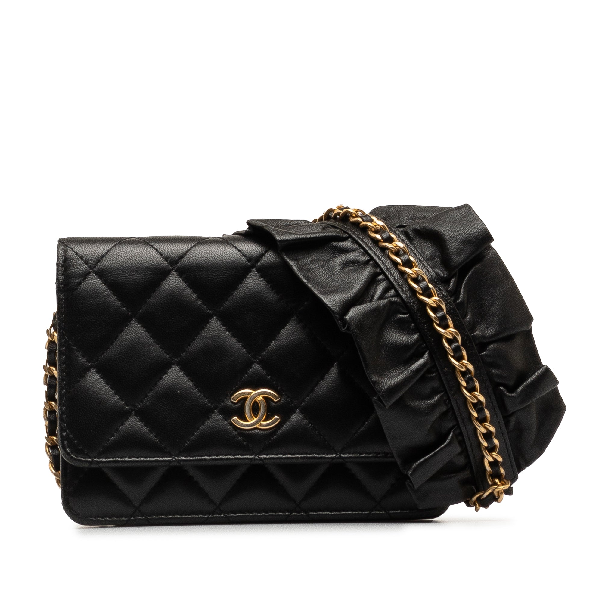 Chanel Lambskin Romance Wallet On Chain - image 1