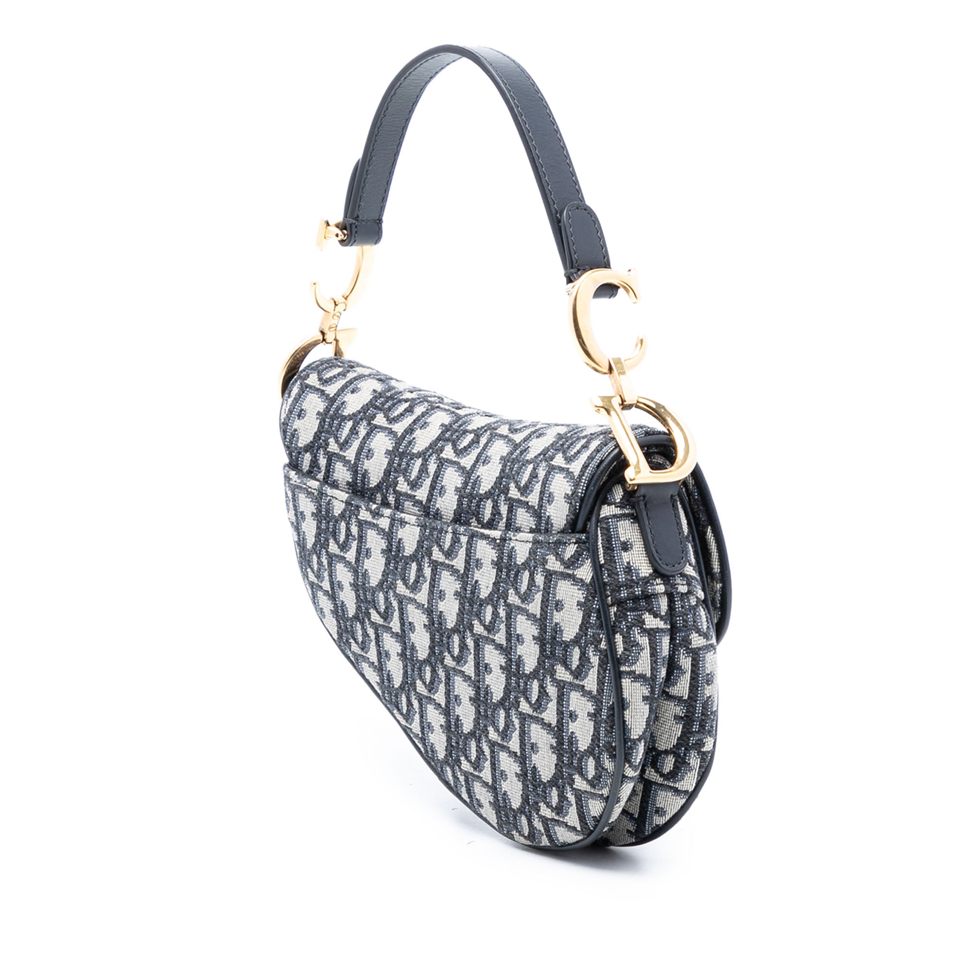 Dior Mini Oblique Canvas Saddle Bag - image 2