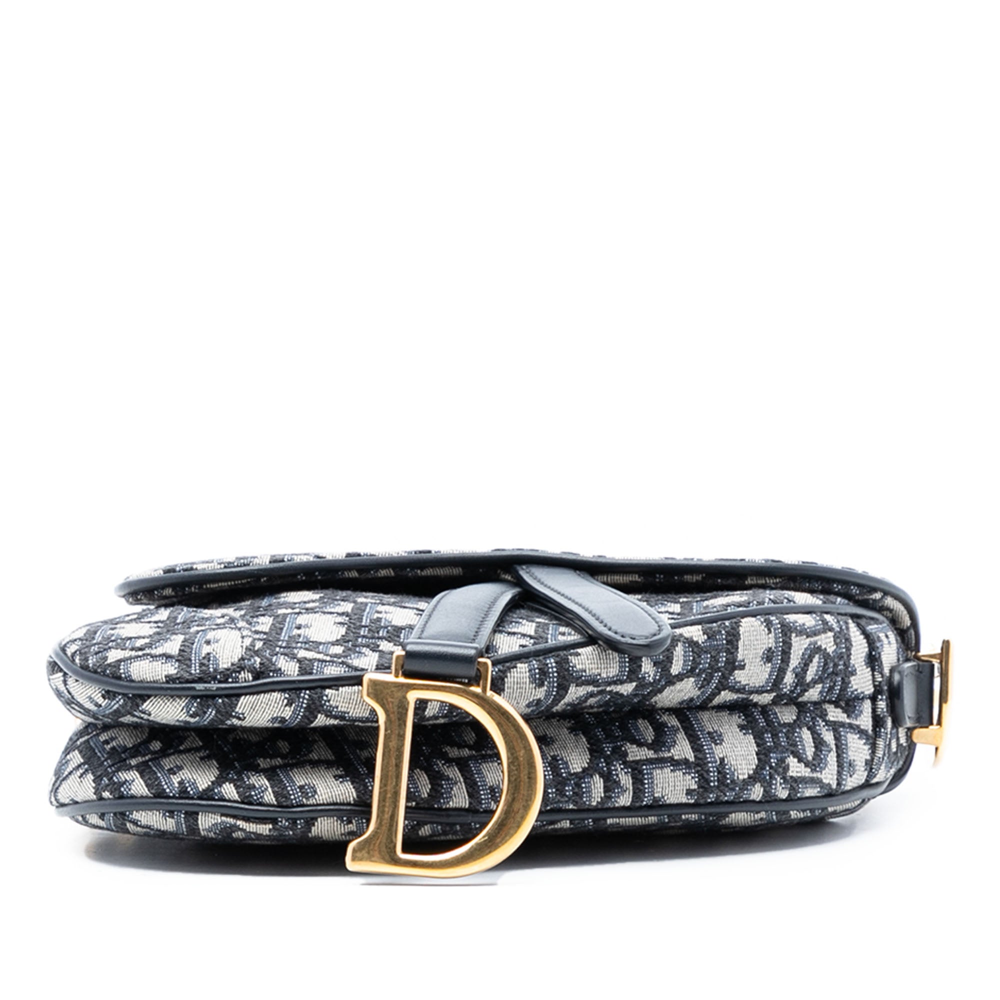 Dior Mini Oblique Canvas Saddle Bag - image 3