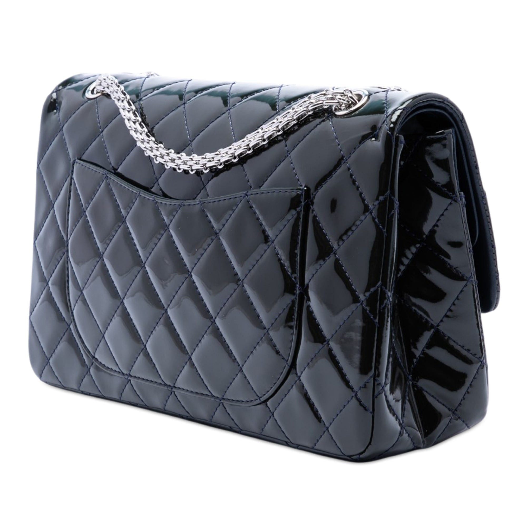 Chanel Quilted Patent Reissue 2.55 Double Flap 227 - image 2