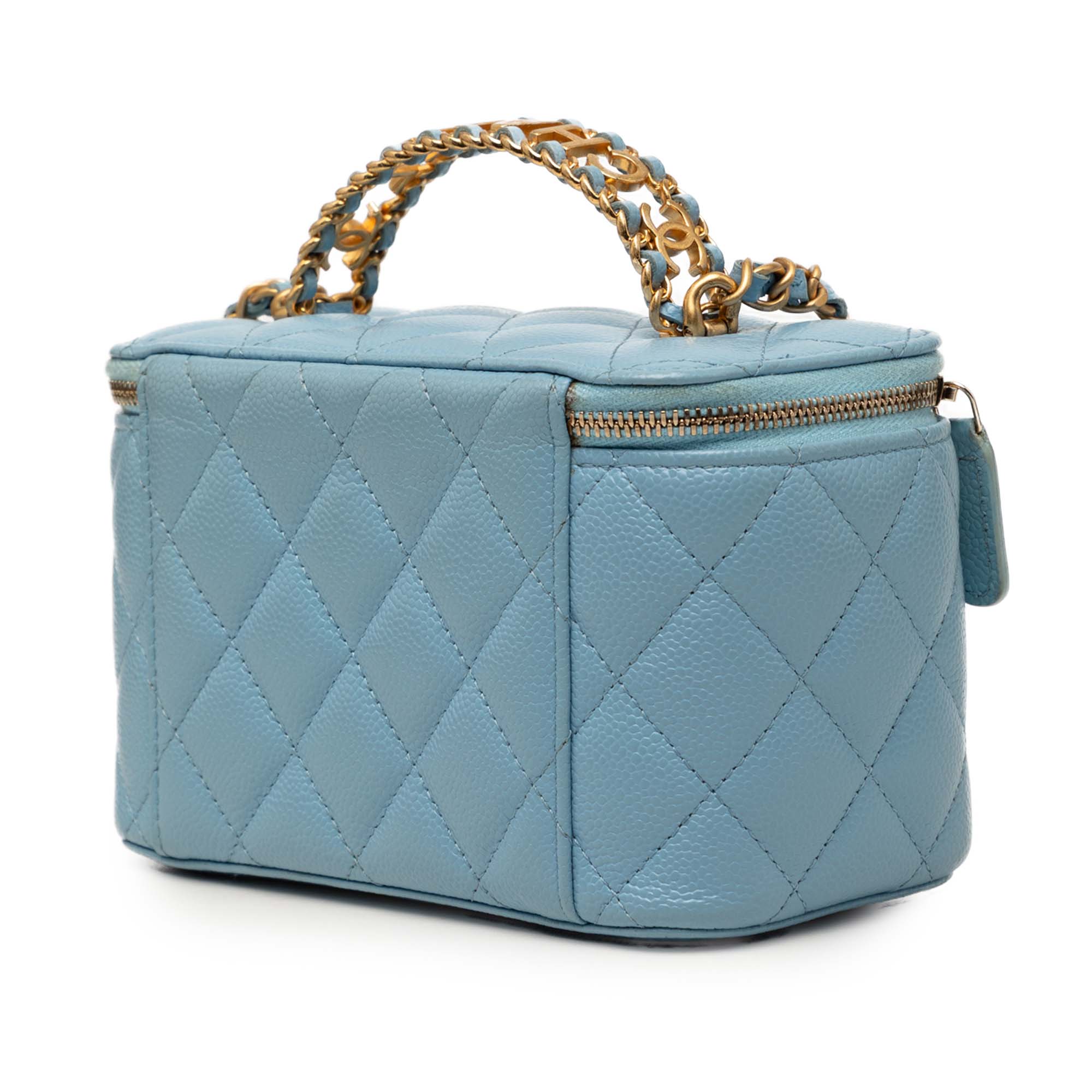 Chanel Caviar Pick Me Up Vanity Case - image 2