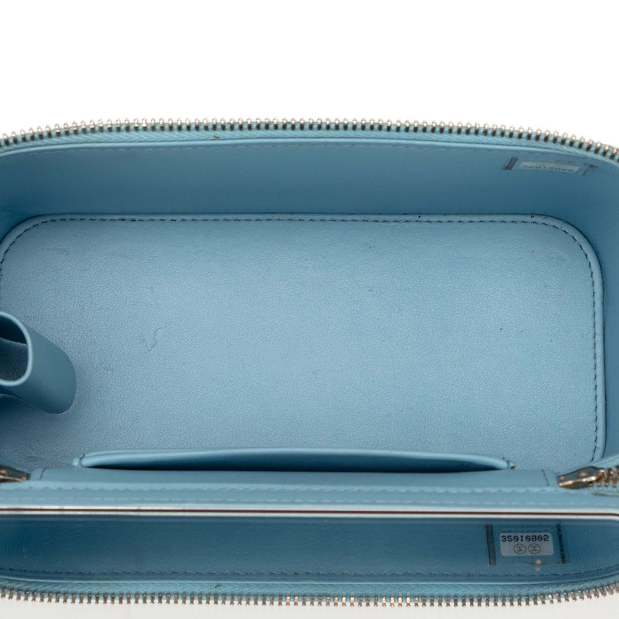 Chanel Caviar Pick Me Up Vanity Case - image 4