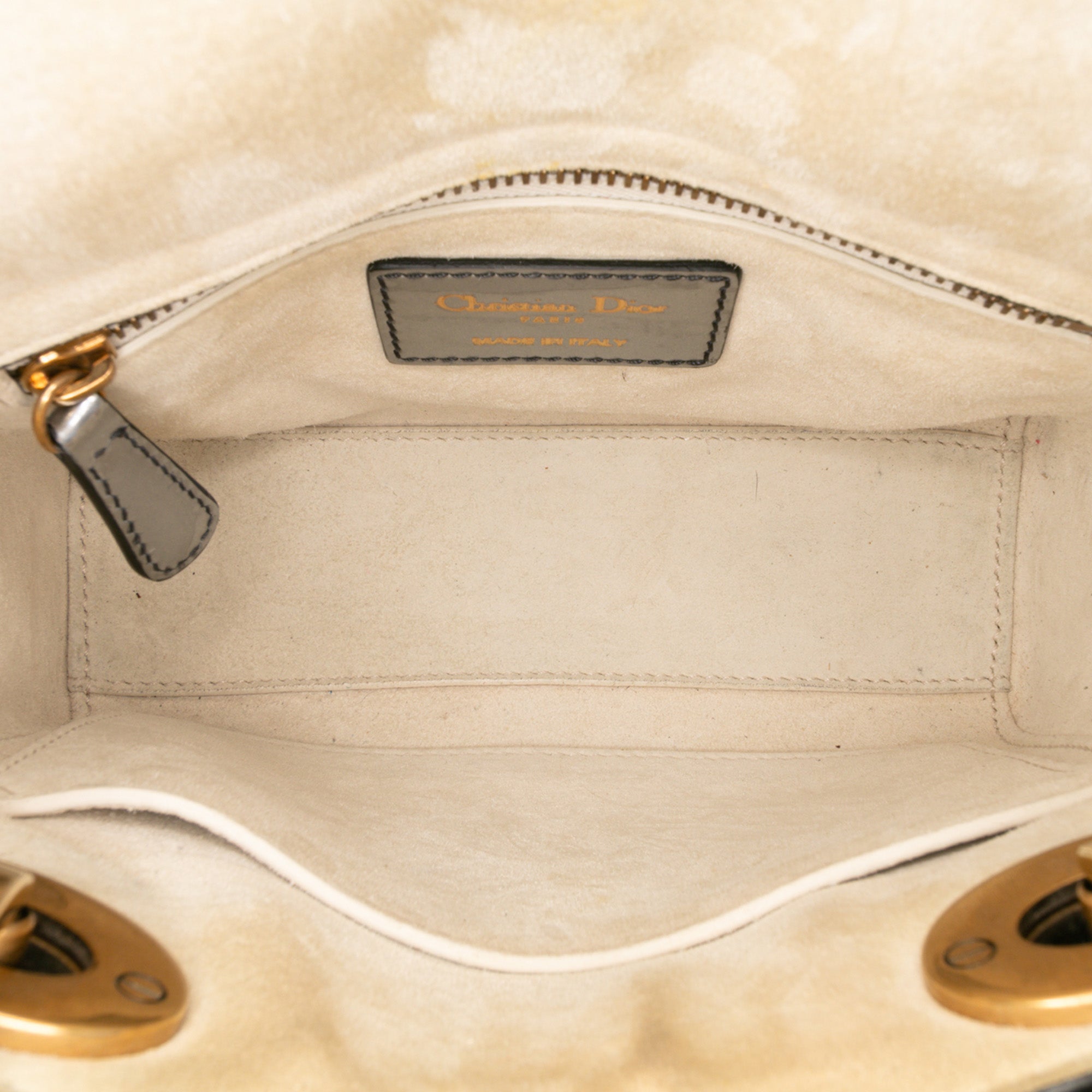 Dior Mini Metallic Patent Lady Dior - image 4