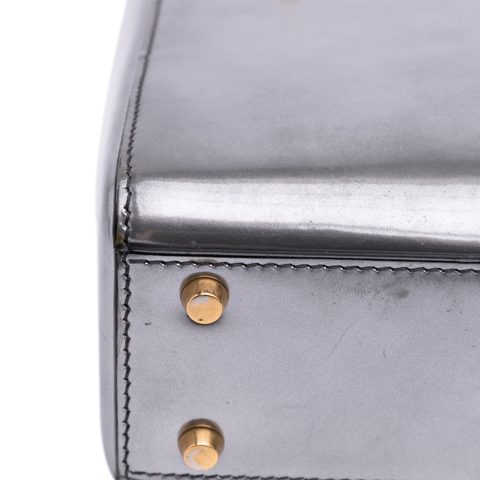 Dior Mini Metallic Patent Lady Dior - image 8