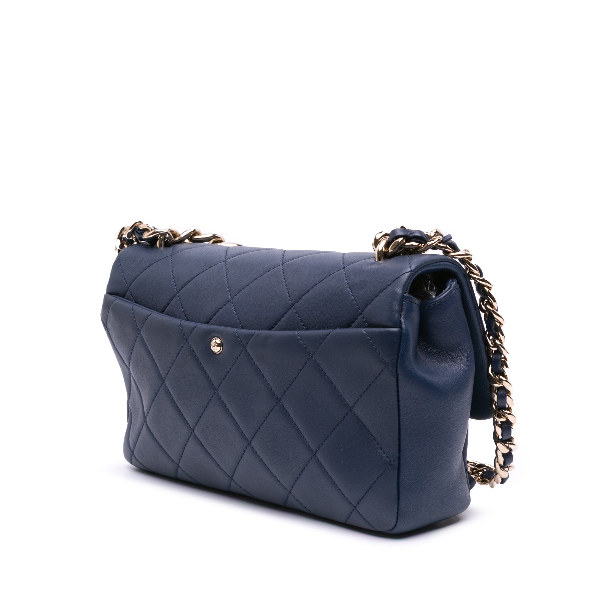 Chanel Small Lambskin Elegant Chain Single Flap - image 2